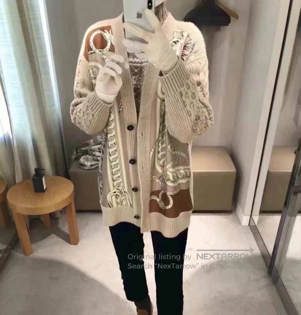 Hermes Hermes 20AW Wool Cardigan. Size US XS / EU 42 / 0 - 8 Thumbnail