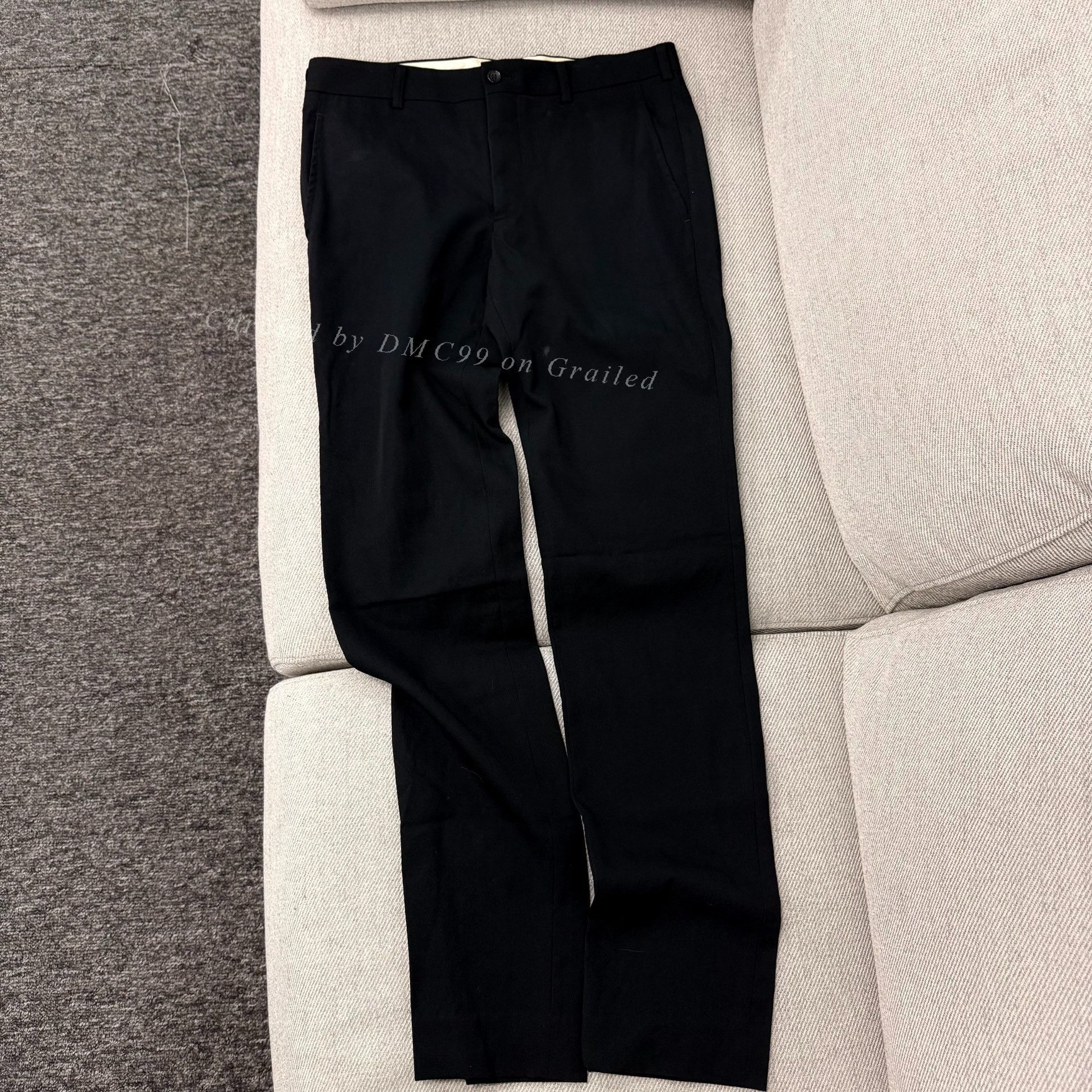 Comme des Garcons Homme Plus CDG Homme Plus Vintage Black Wool Trousers Size US 35 - 1 Thumbnail
