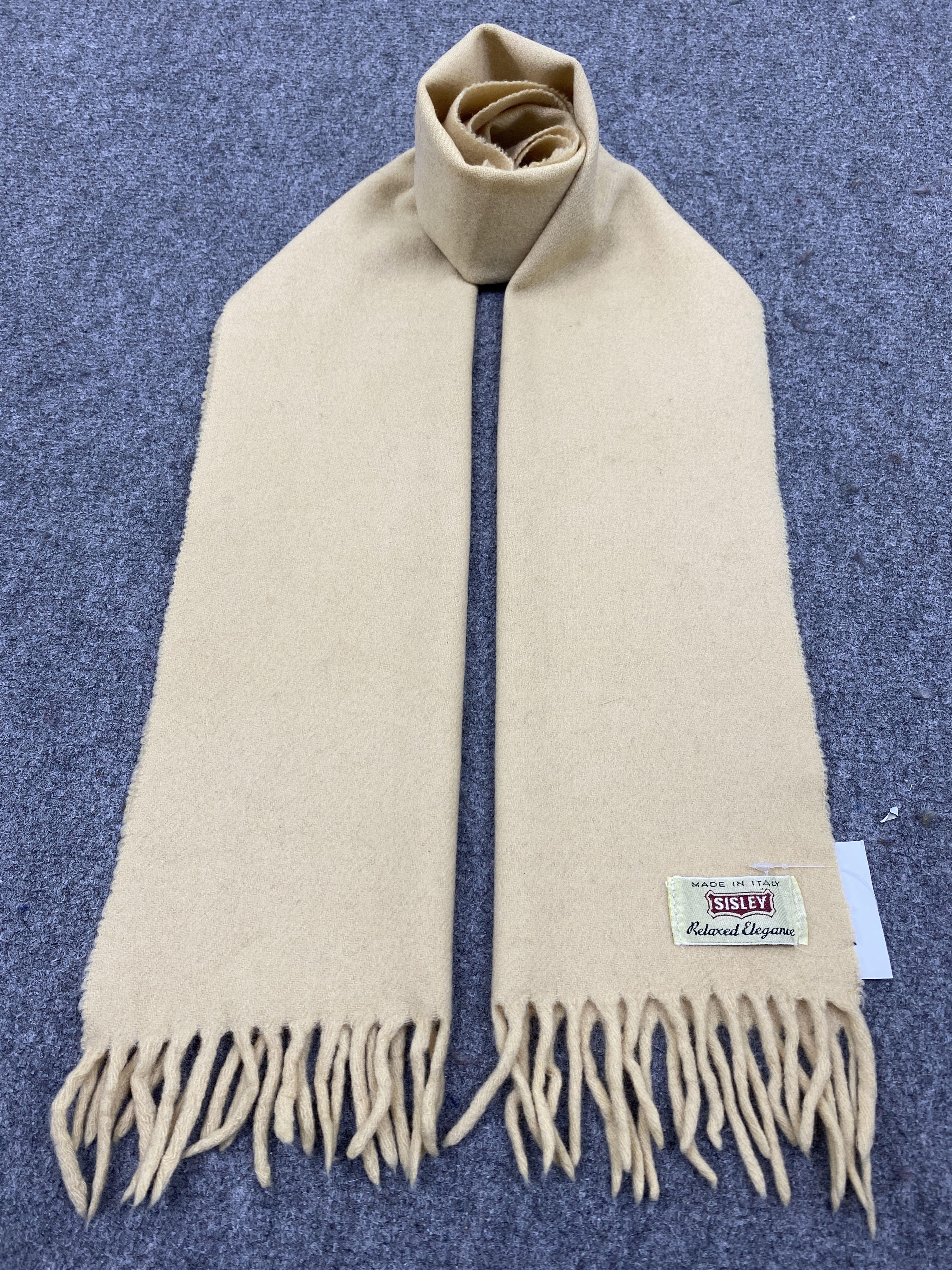 Other Sisley Italian Designer Scarf / Muffler / Neckwear SC0287 Size ONE SIZE - 1 Thumbnail