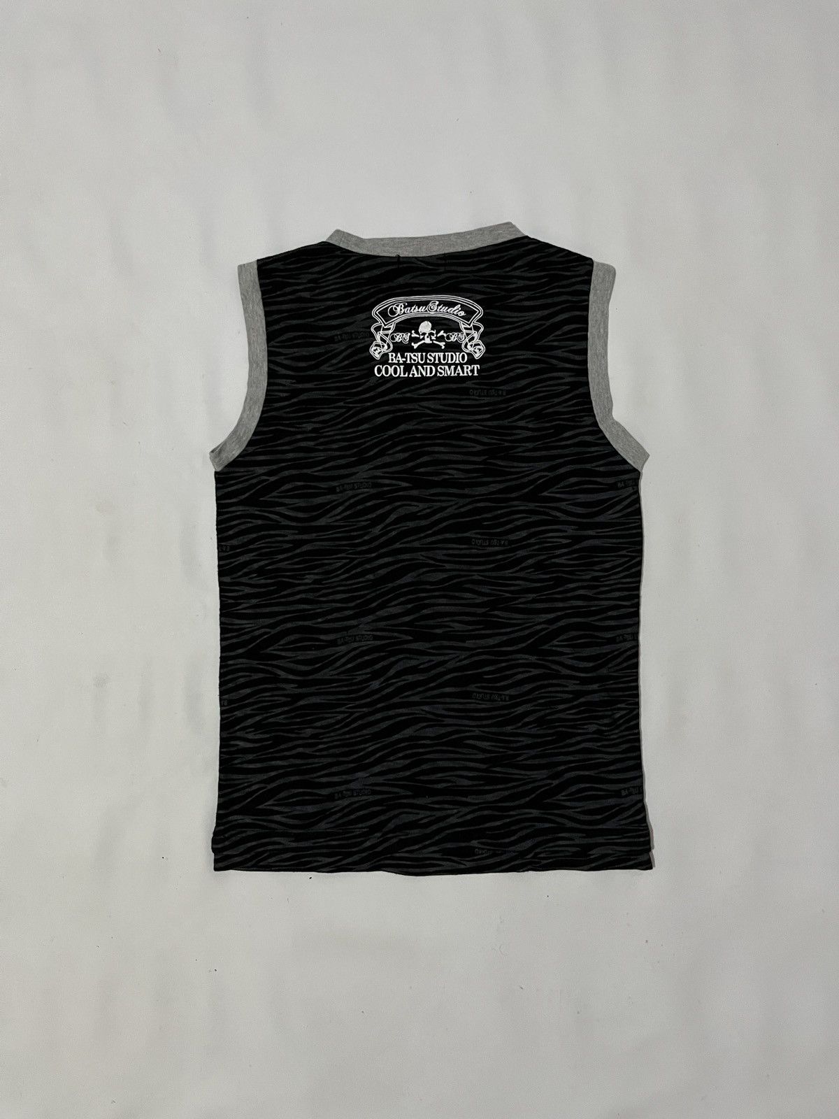 Hysteric Glamour Y2k Ba-tsu studio poem skull camo sleeveles t shirt Size US M / EU 48-50 / 2 - 2 Thumbnail