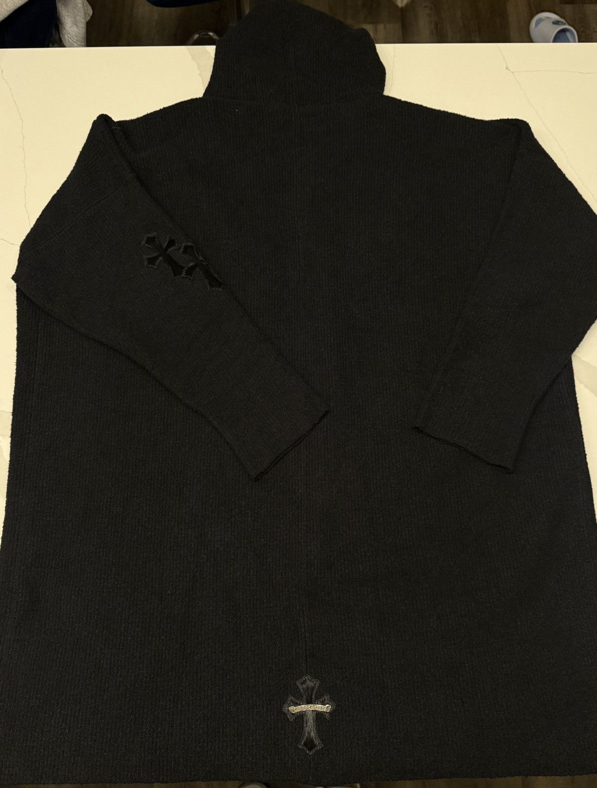 Chrome Hearts 🔥Chrome Hearts Black Cardigan with Cross Patches🔥 Size US M / EU 48-50 / 2 - 4 Thumbnail