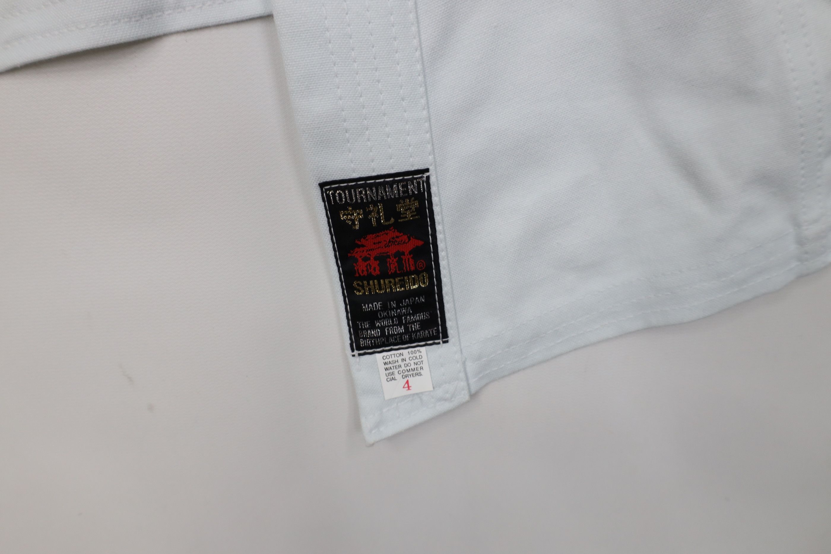 Vintage Tournament Shureido United States Martial Arts Team Uniform Size 40R - 2 Thumbnail