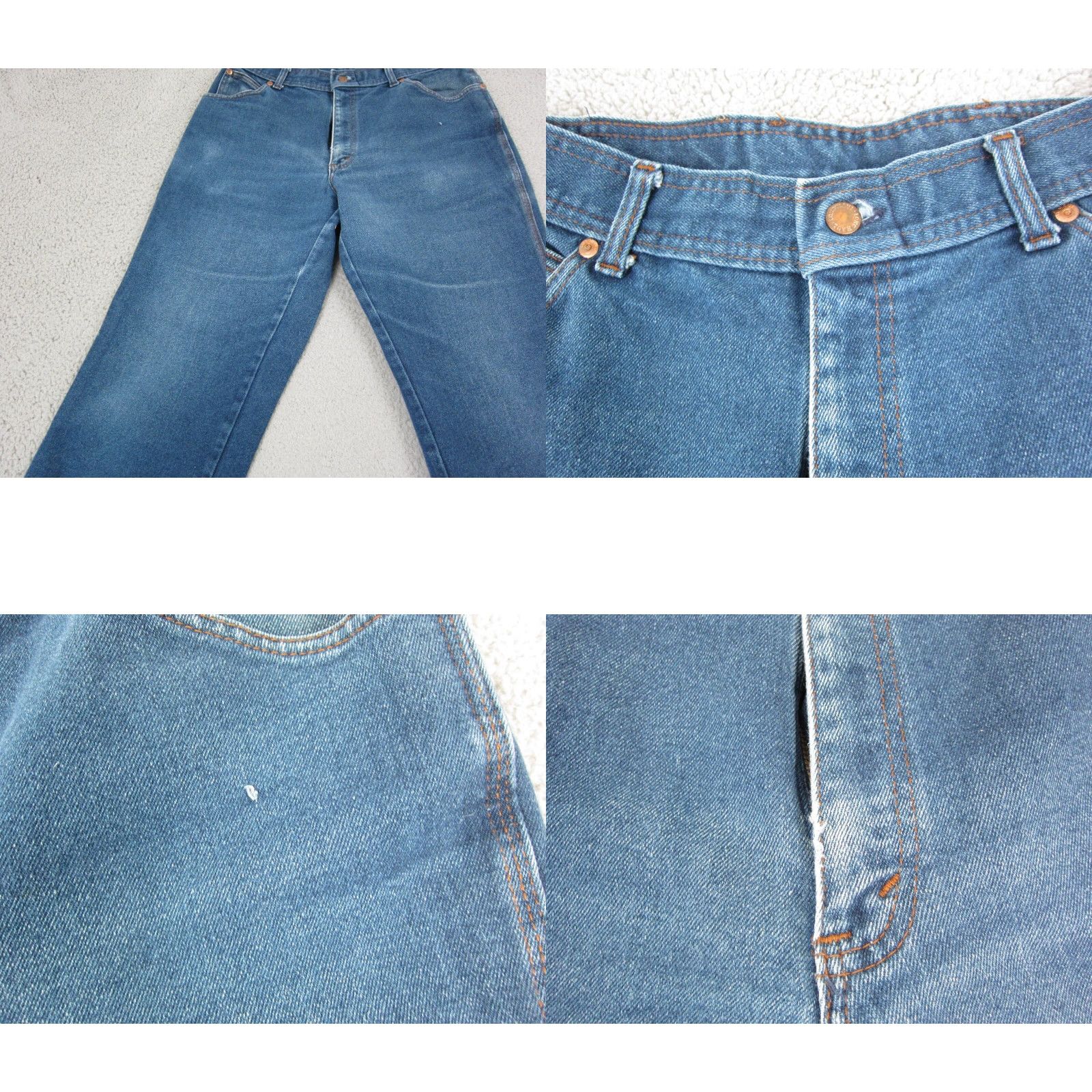 Vintage Vintage Long Haul Jeans Mens 31 x 28 Blue Bootcut Denim Cotton 80s 90s Scoville Made in USA Size US 31 - 10 Thumbnail