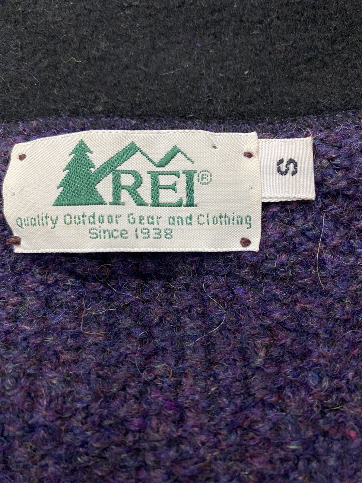 Rei × Vintage Vintage Rei Half Zipper Crochet Sweater Size US S / EU 44-46 / 1 - 6 Thumbnail