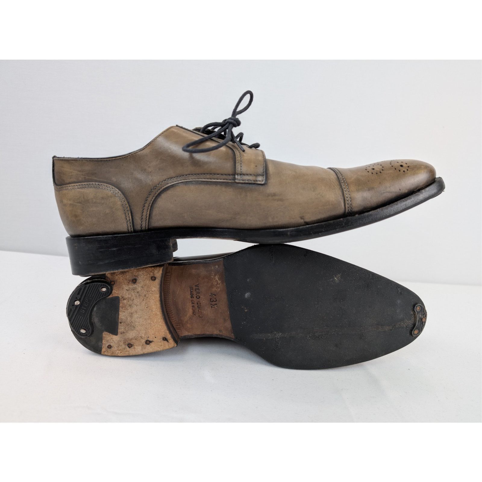 David Eden o1rshd1 CC20 Leather Shoe Boots in Beige Size US 10.5 / EU 43-44 - 11 Thumbnail