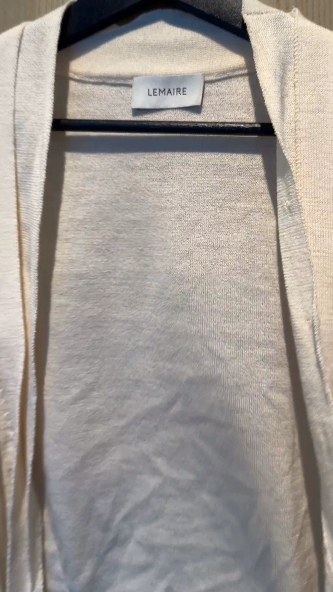 Lemaire Lemaire Off-White 100% Merino Wool Knit Top 165/50 Size S / US 4 / IT 40 - 1 Thumbnail