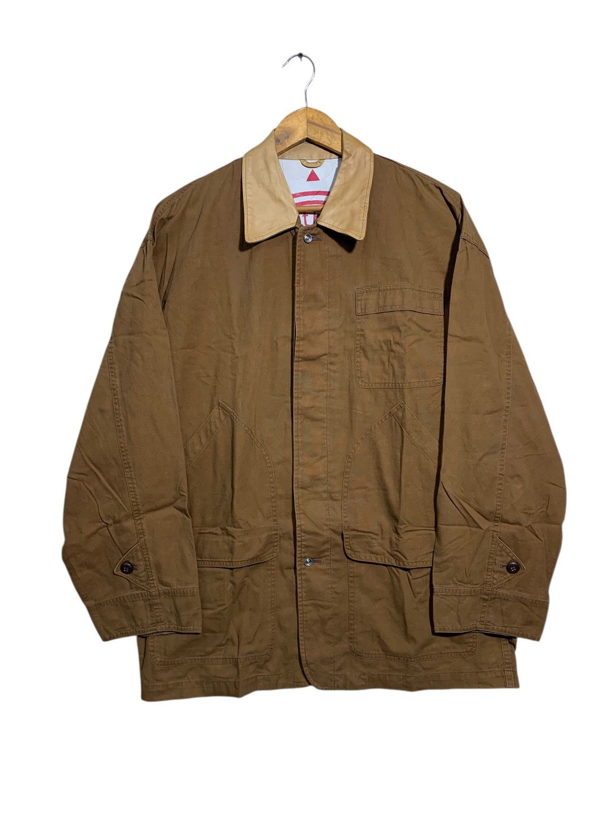 Japanese Brand 🔥N.A.B CHORE HUNTING JACKETS BROWN JAPAN Size US L / EU 52-54 / 3 - 1 Thumbnail