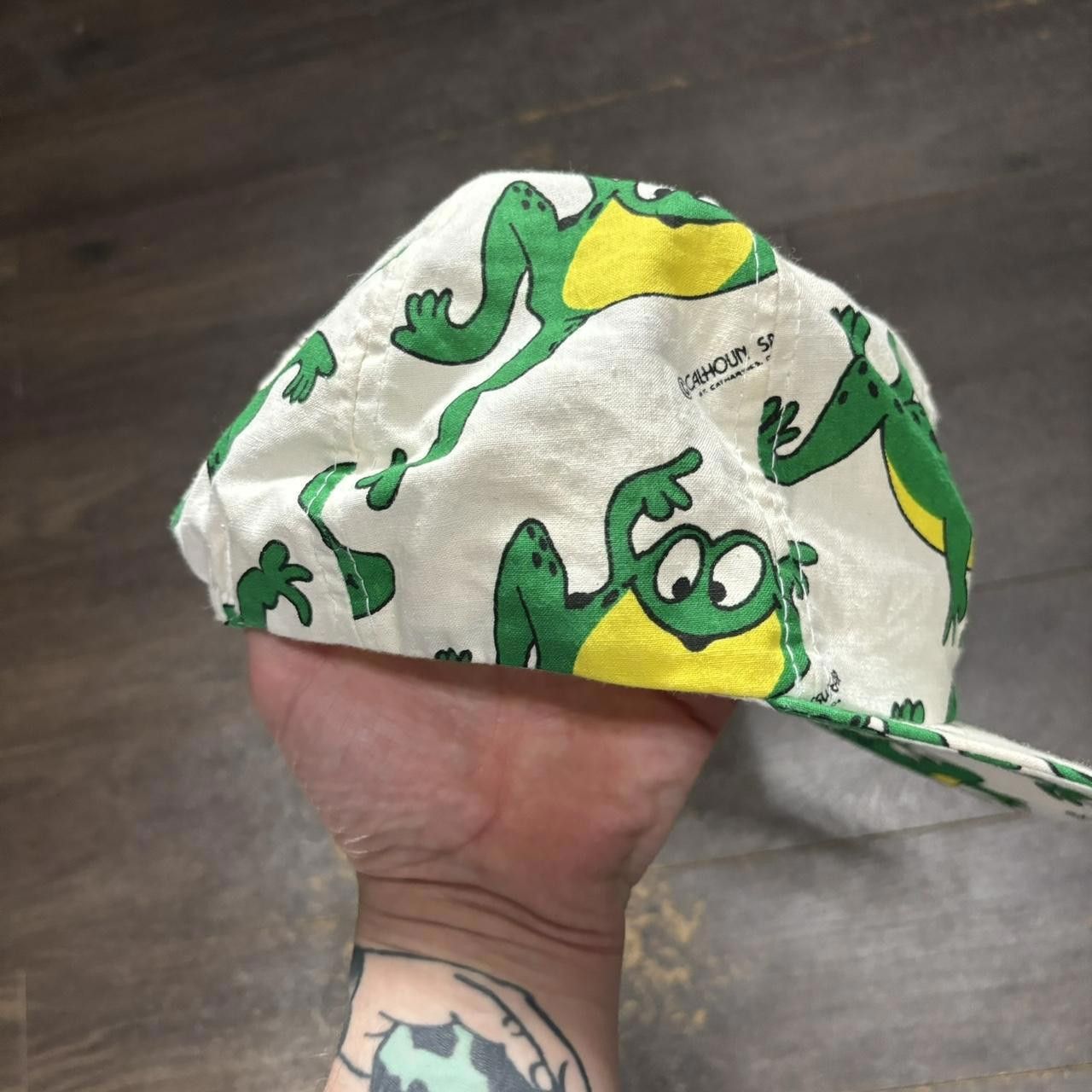 Designer Vintage Calhoun Sports Loud Hats Frog Hat 90s Size ONE SIZE - 4 Thumbnail