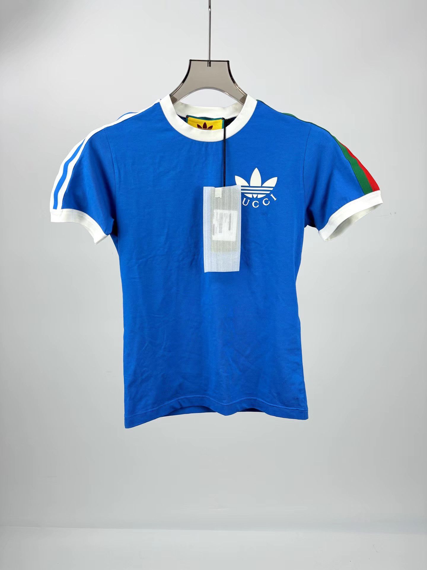 Gucci GUCCI × ADIDAS Logo Print Short Sleeve Tee Size US S / EU 44-46 / 1 - 1 Thumbnail