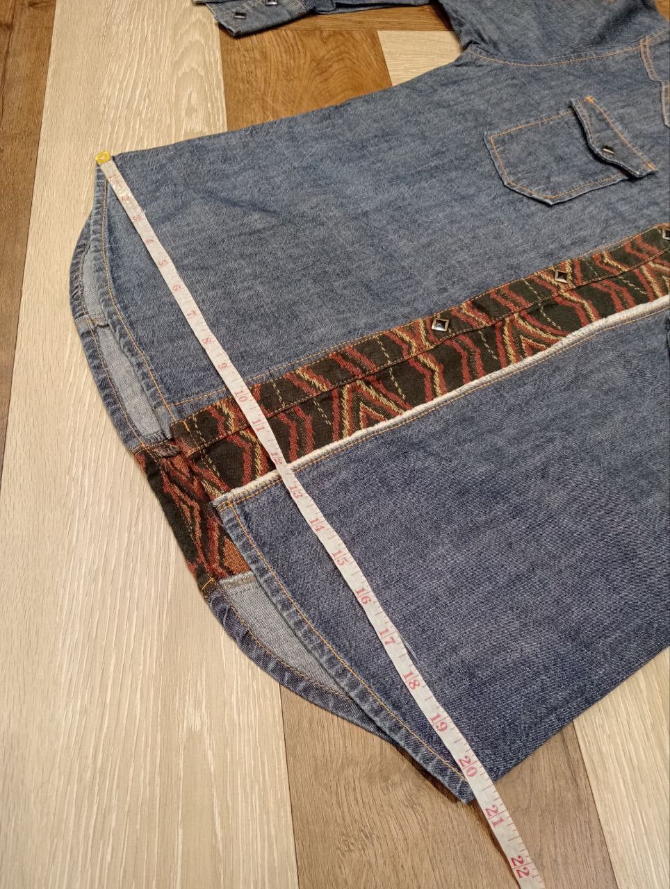 Japanese Brand ACOUSTIC JAPAN BLUE DENIM SHIRT Size US S / EU 44-46 / 1 - 14 Thumbnail