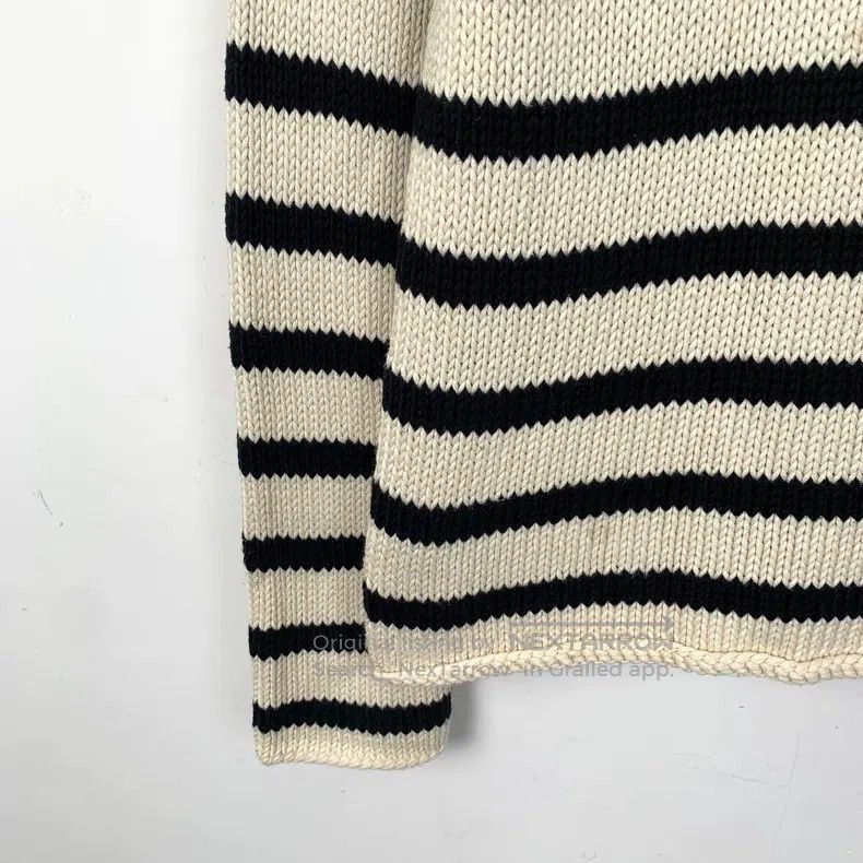 Dior Dior Colour-blocked striped cotton round-neck long-sleeved Size XS / US 0-2 / IT 36-38 - 4 Thumbnail