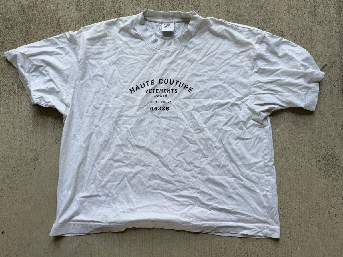 Vetements Vetements Haute Couture Print T-Shirt Size US S / EU 44-46 / 1 - 9 Thumbnail