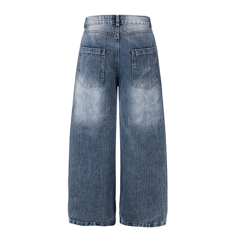 Vintage American-Style Loose-Fit Wide-Leg Vintage Jeans Size US 32 / EU 48 - 2 Thumbnail