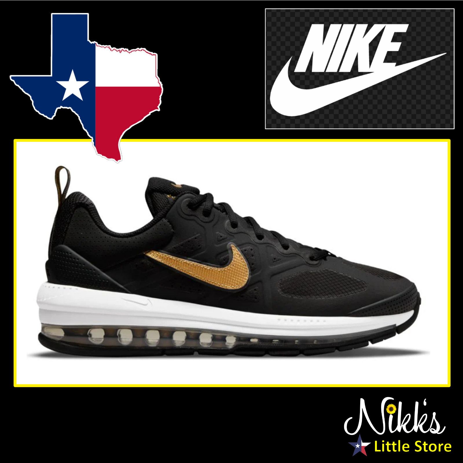 Nike Nike Air Max Genome 'Black Metallic / Men 9.5 [DM7567-001] Size US 9.5 / EU 42-43 - 2 Thumbnail