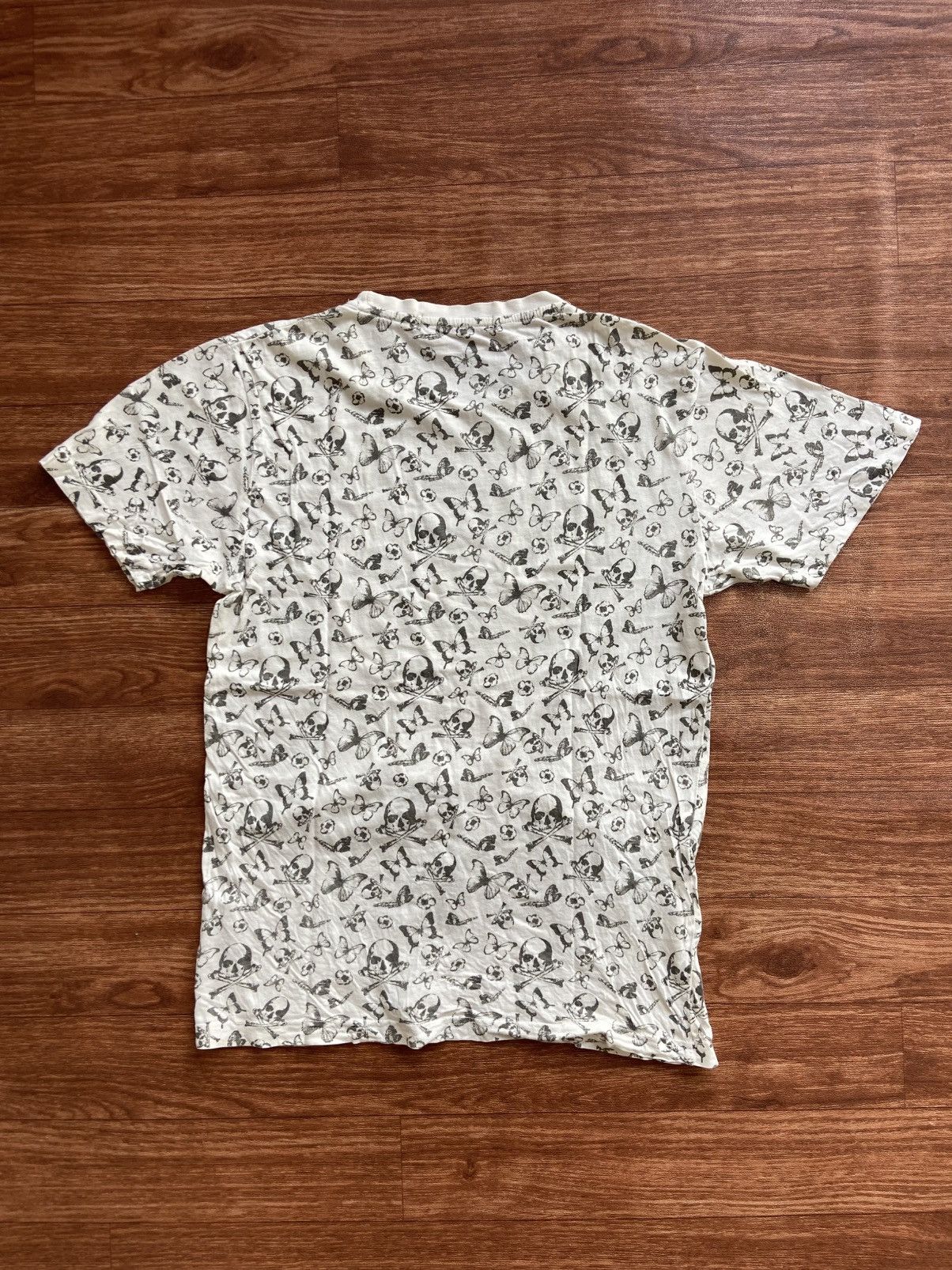 Hysteric Glamour Tanto Bolori All Over Print Skull And Butterfly Tshirt Size US L / EU 52-54 / 3 - 5 Thumbnail
