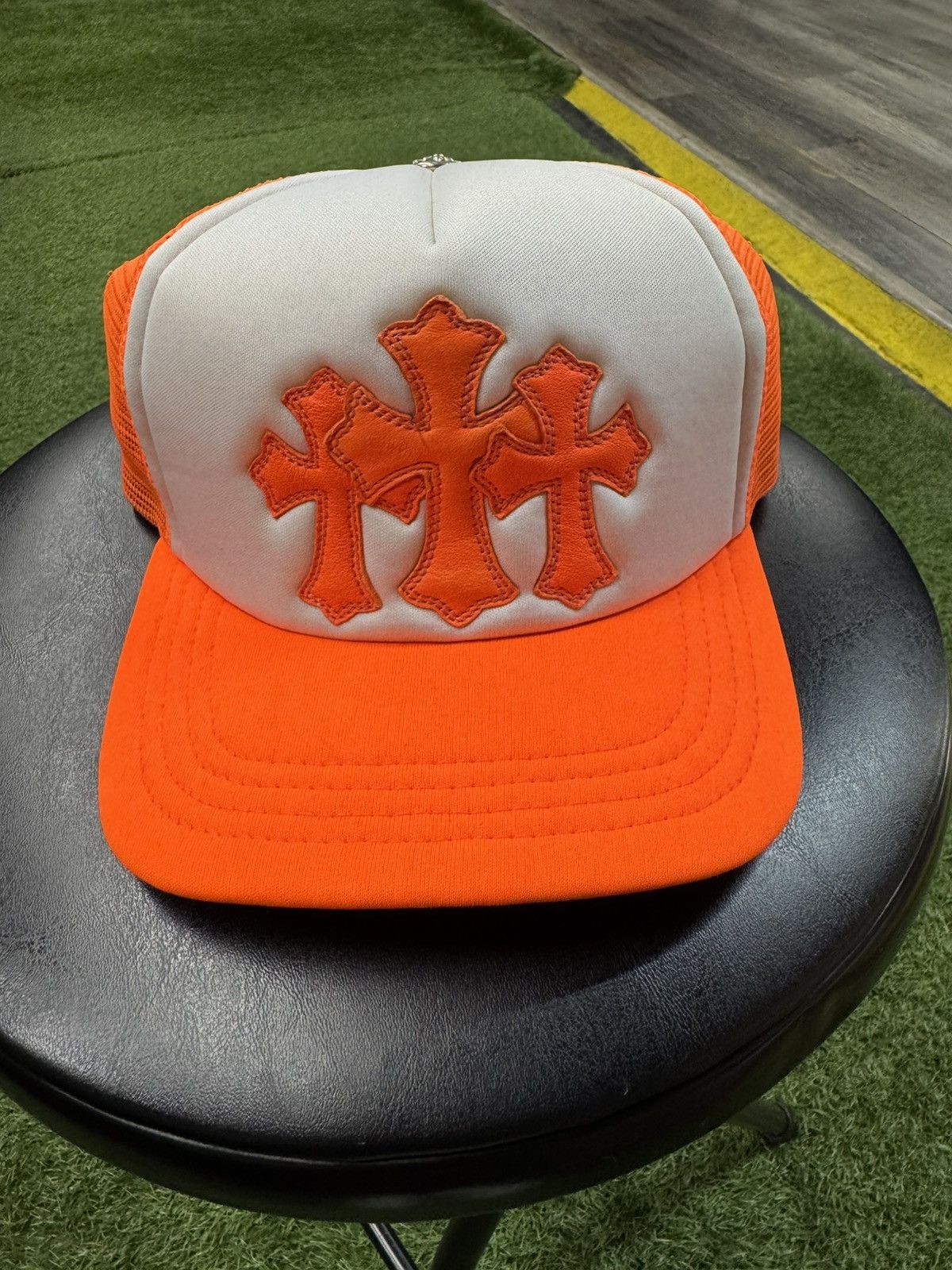 Chrome Hearts Chrome Hearts Cemetery Neon Trucker Hat Size ONE SIZE - 1 Thumbnail