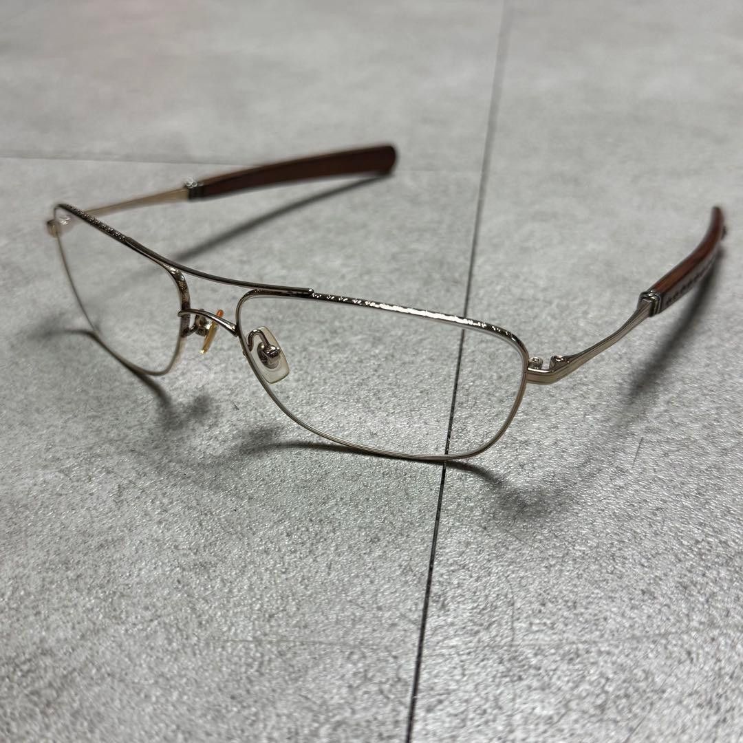 Chrome Hearts CHROME HEARTS SKYSAW II Glasses Brown / Silver Size ONE SIZE - 1 Thumbnail