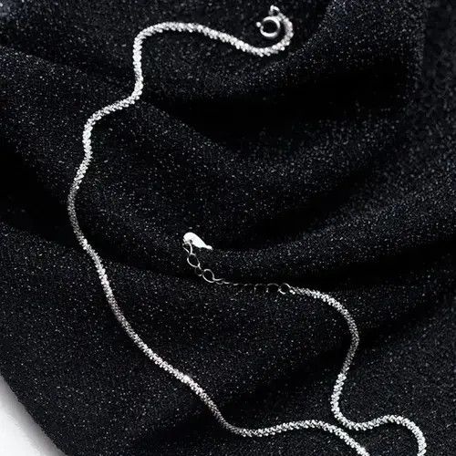 Other Silver Shiny Collarbone Chain Necklace Size ONE SIZE - 3 Thumbnail