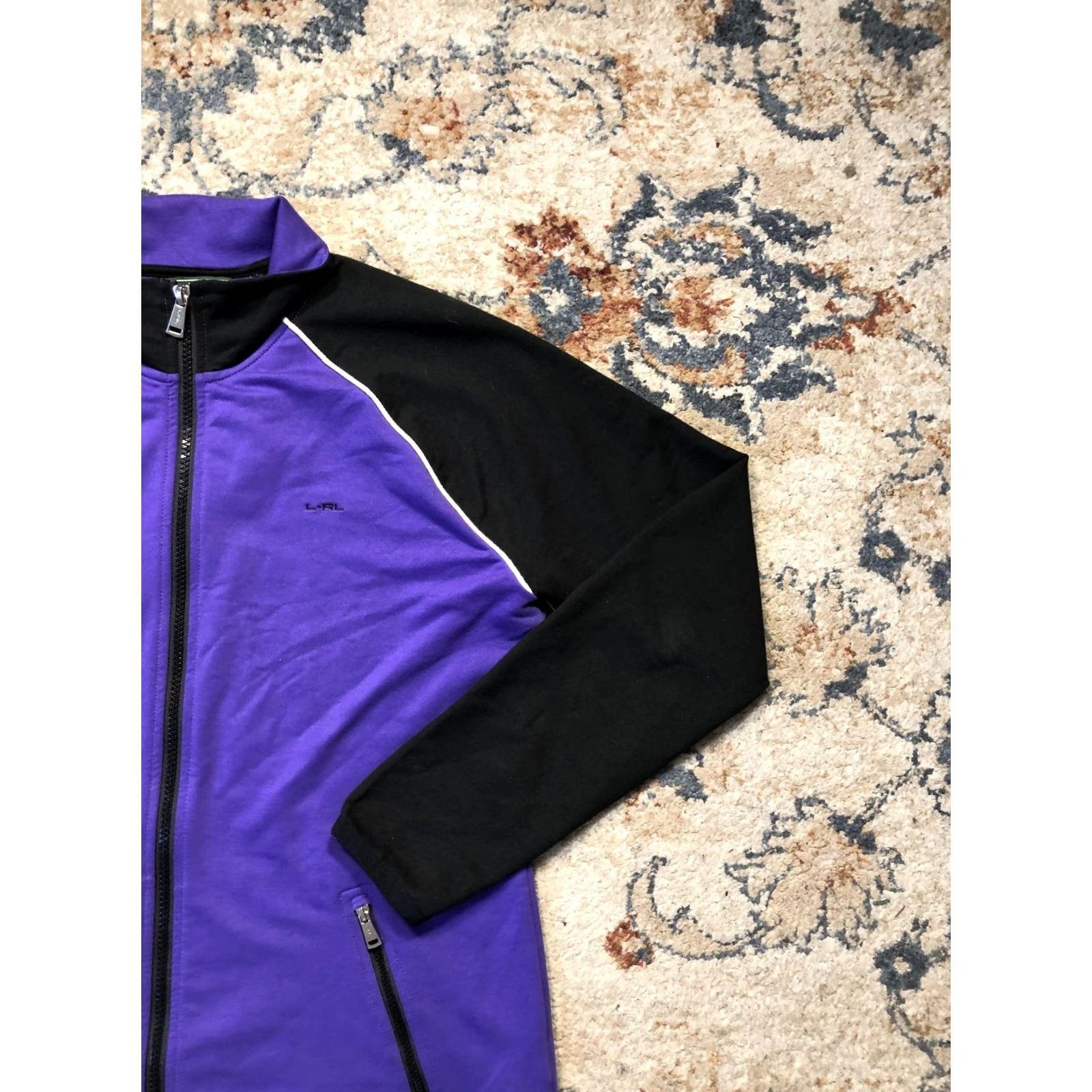 Ralph Lauren Lauren Ralph Lauren Jacket Womens Medium Purple Lauren Active Track Full Zip Size M / US 6-8 / IT 42-44 - 4 Thumbnail