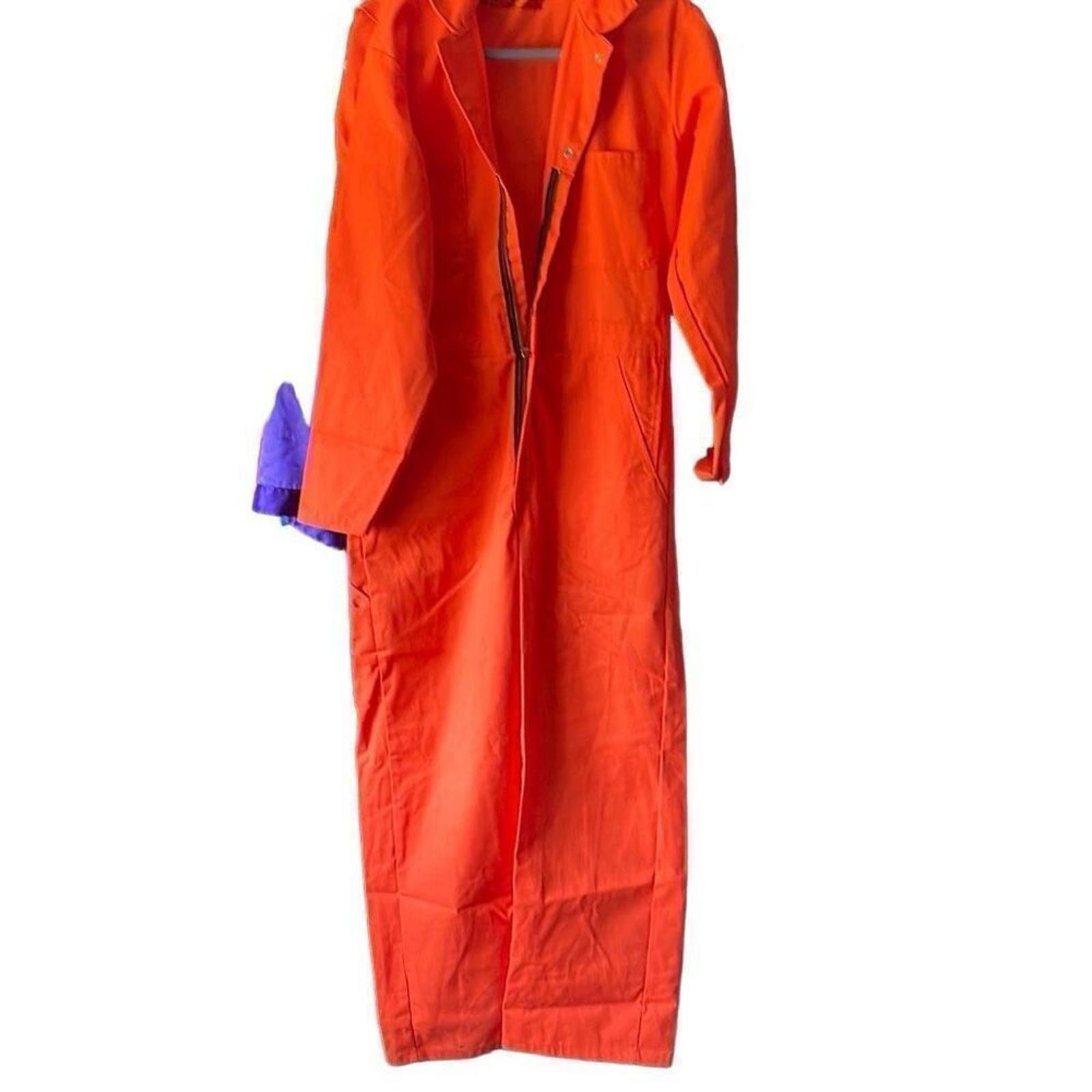 Red Kap Red Kap orange twill jumpsuit size 38 regular Size 36R - 1 Thumbnail