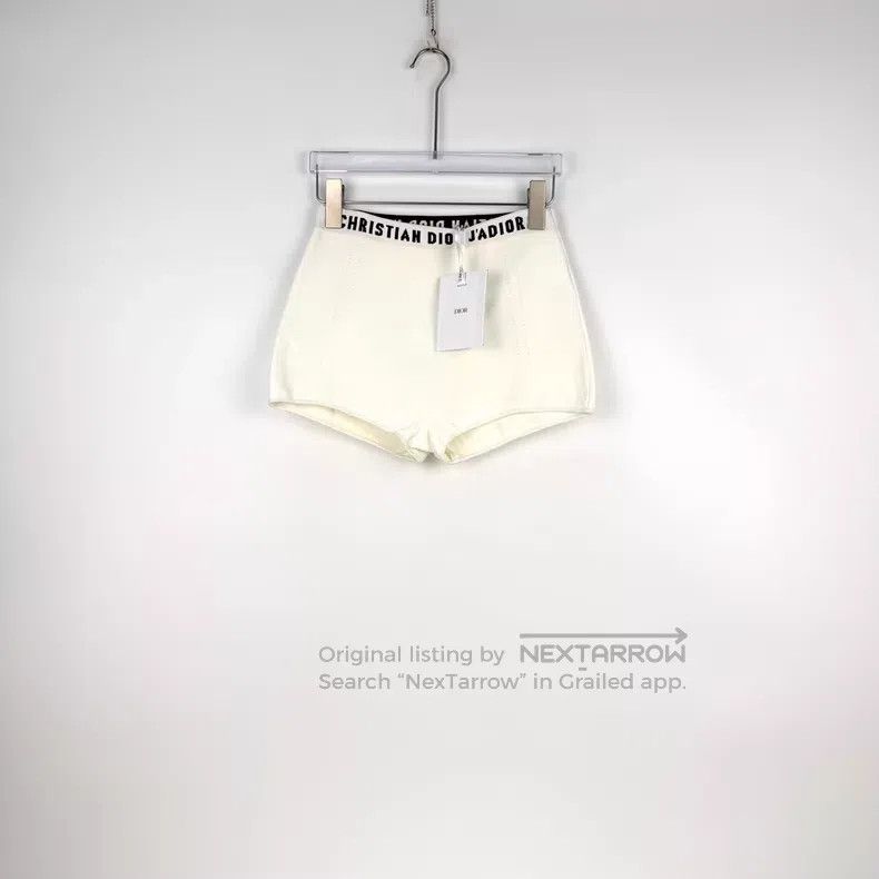 Dior Dior Size M White letter waist sports shorts Size 42" / US 20 - 3 Thumbnail