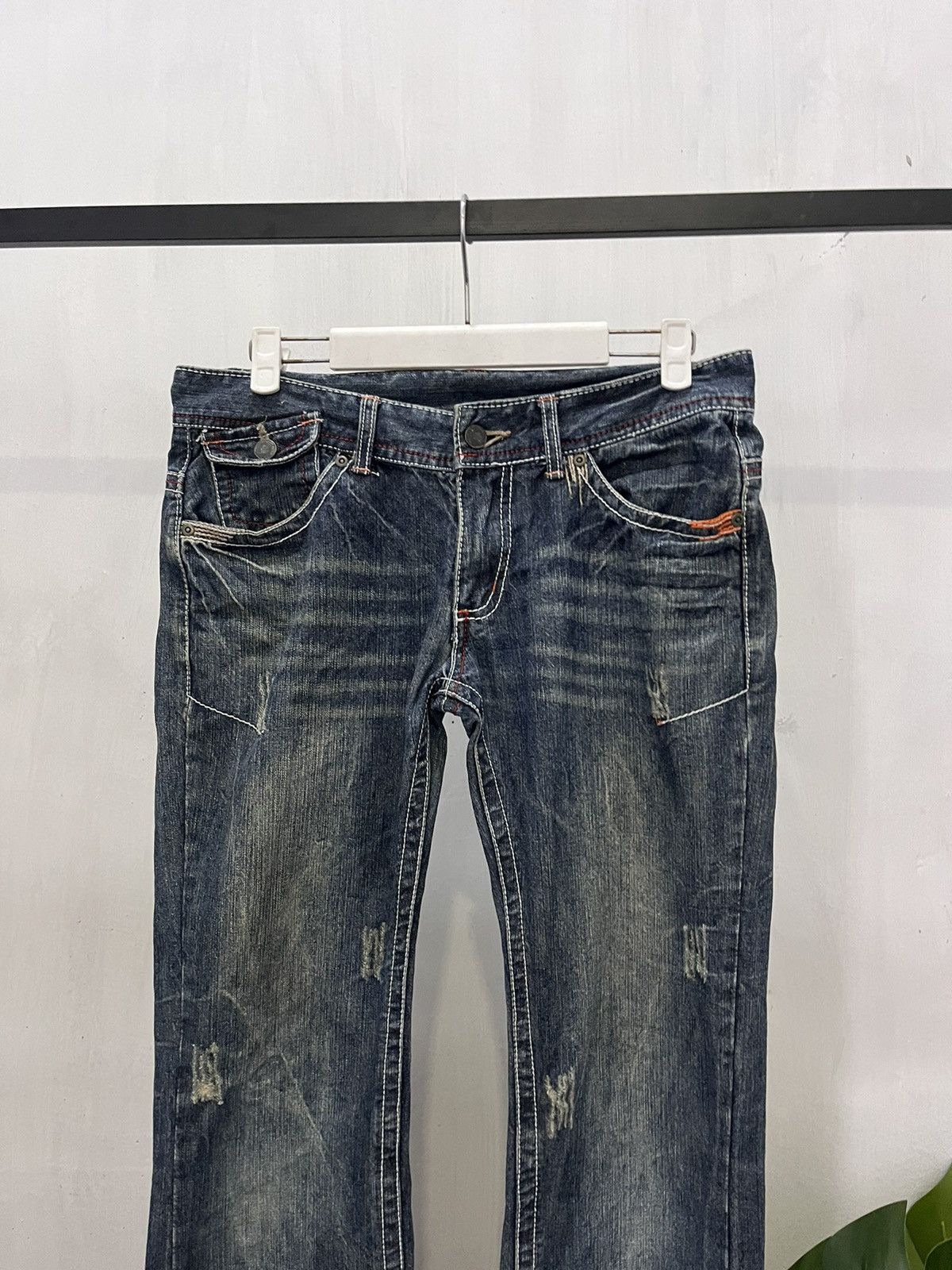 Japanese Brand Vtg bootcut denim jeans pants designer Size 32" / US 10 / IT 46 - 3 Thumbnail