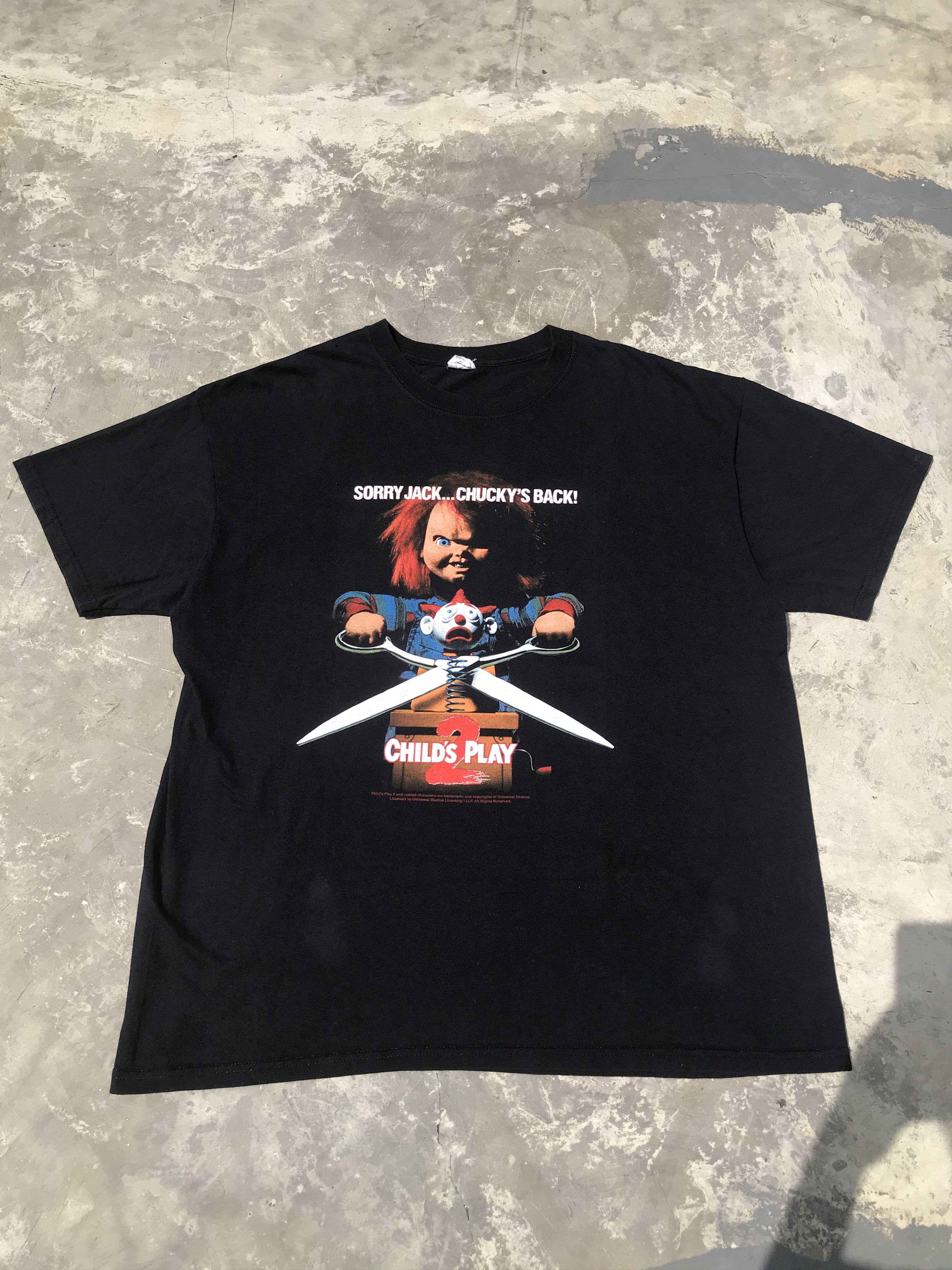Vintage Vintage Movie Child Play 2 (Chucky Movie) Size US XL / EU 56 / 4 - 1 Thumbnail
