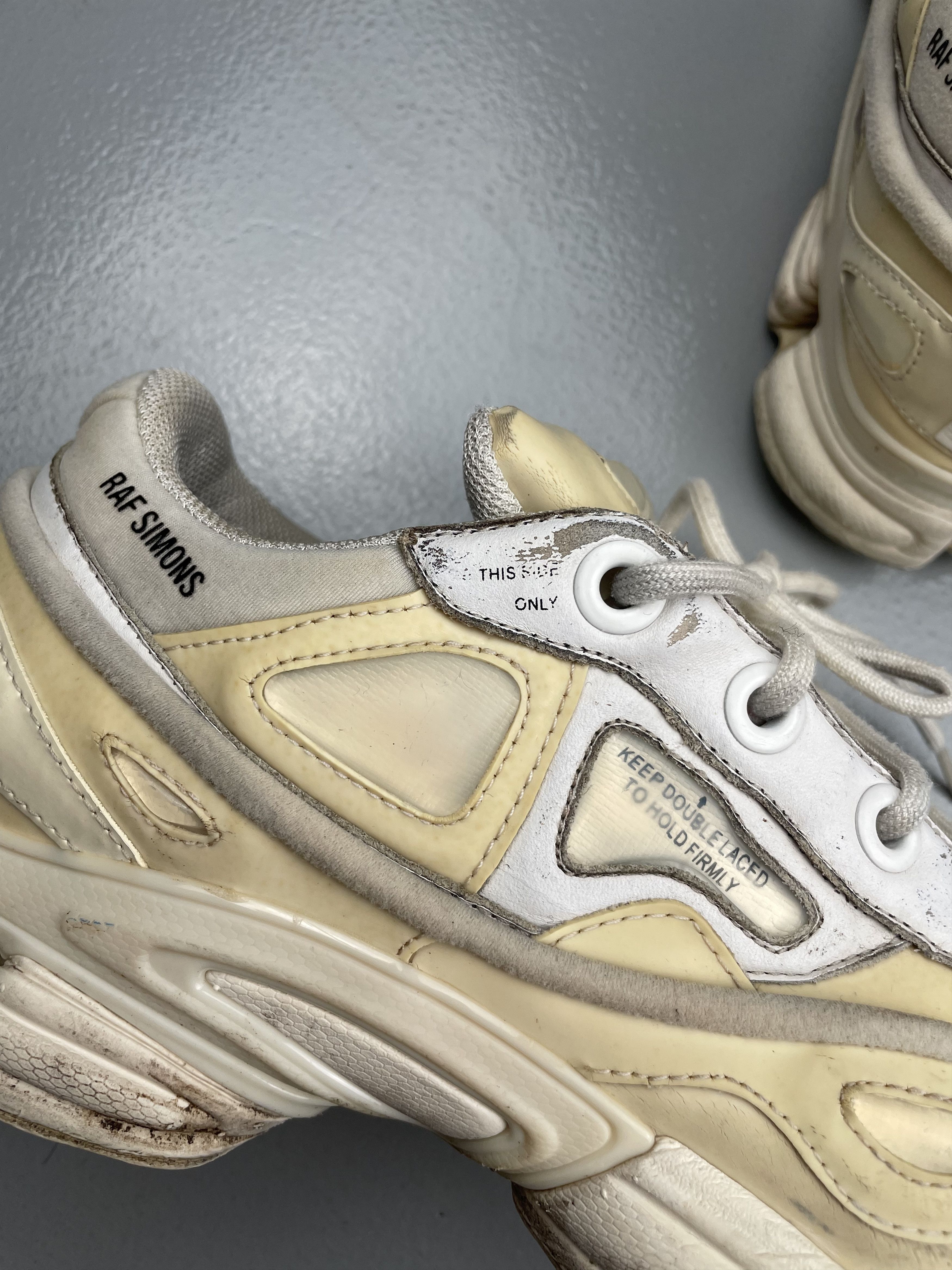 Adidas × Raf Simons adidas X Raf Simons S/S 2017 Ozweego Bunny (Cream) - size 44 Size US 10 / EU 43 - 12 Thumbnail