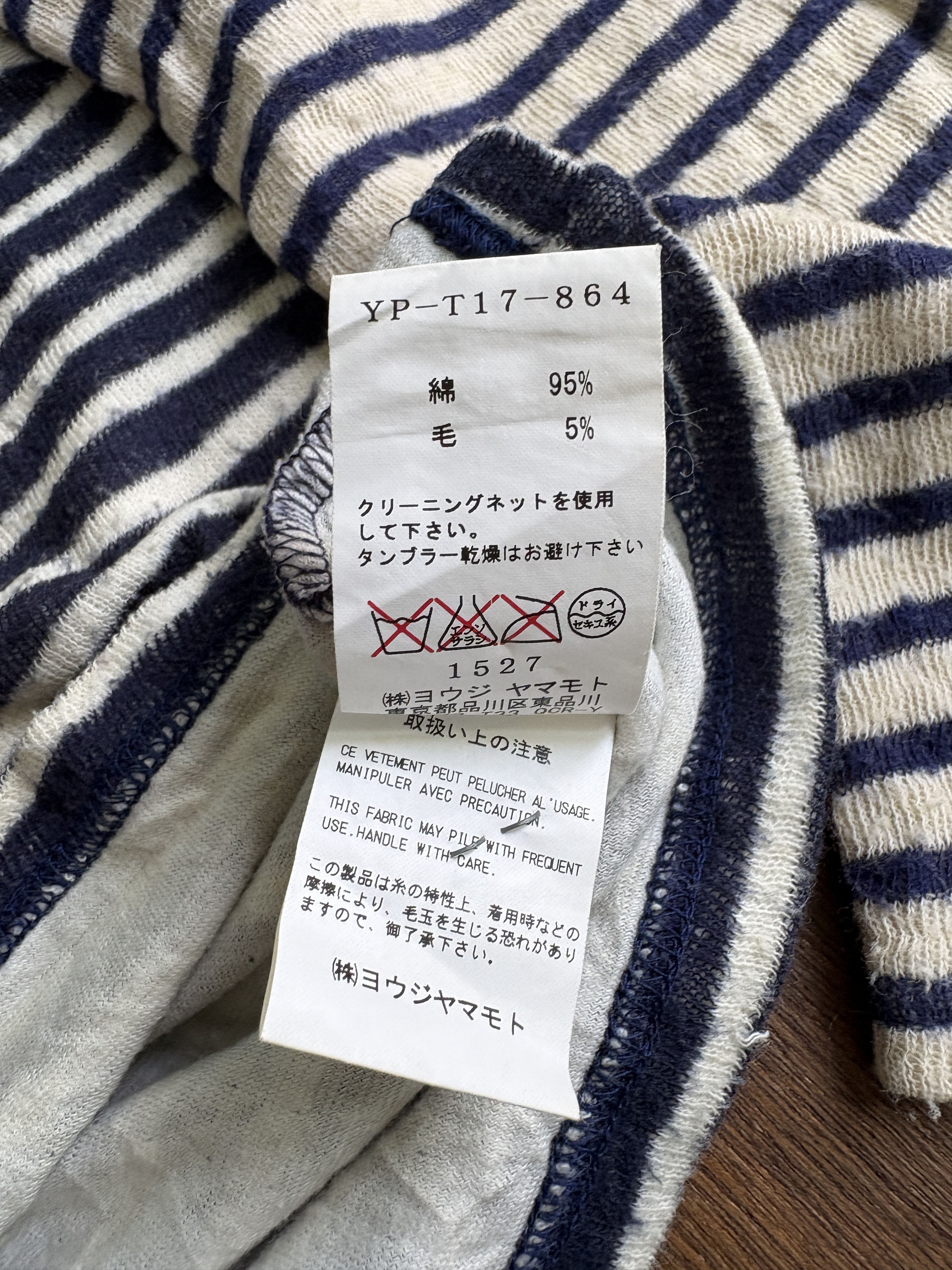 Y's Y'S Yohji Yamamoto Stripped Shirts Size S / US 4 / IT 40 - 6 Thumbnail