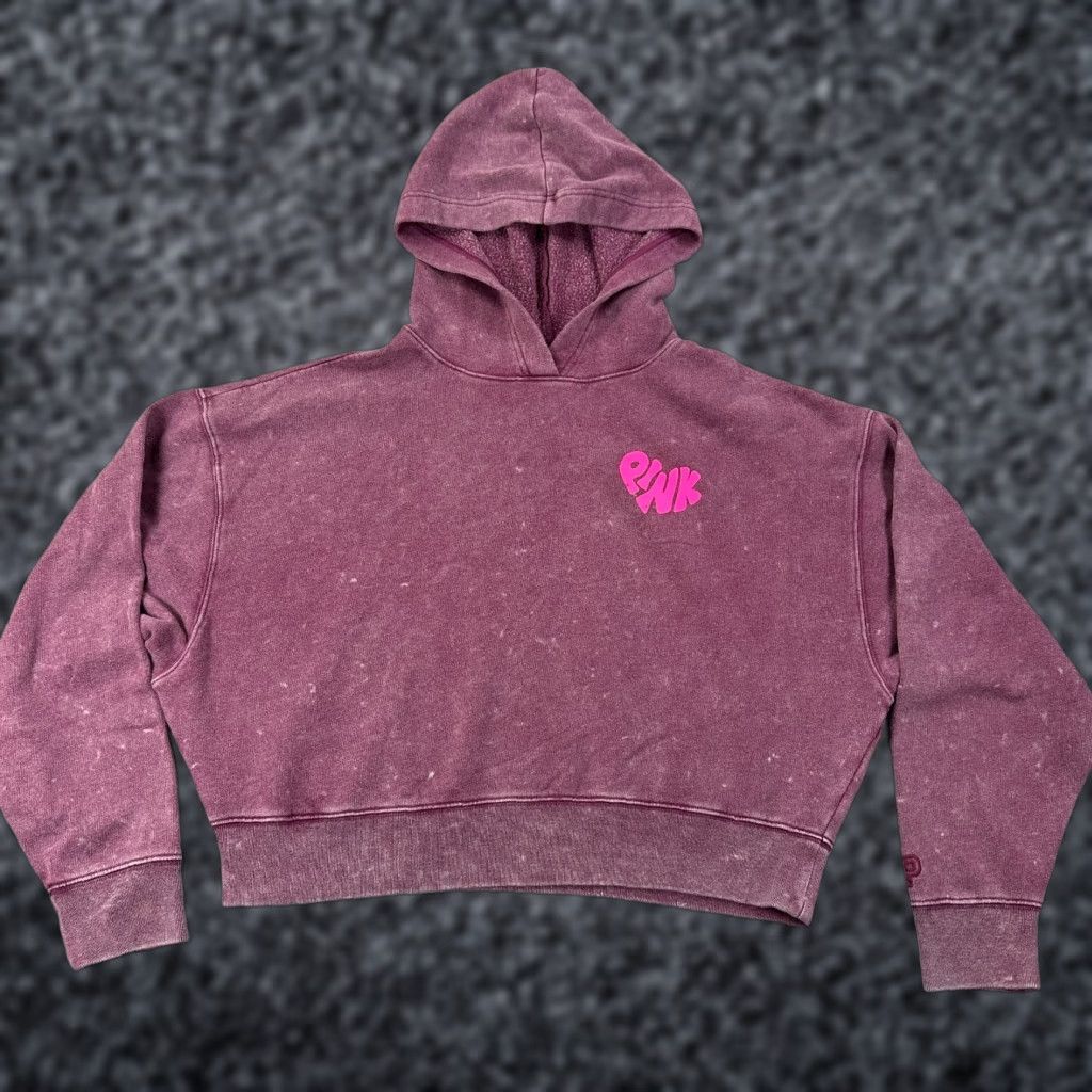 Victoria's Secret Victoria's Secret Pink Pullover Hoodie Purple Women's XS Crop Long Sleeve Hoodie Size XS / US 0-2 / IT 36-38 - 1 Thumbnail