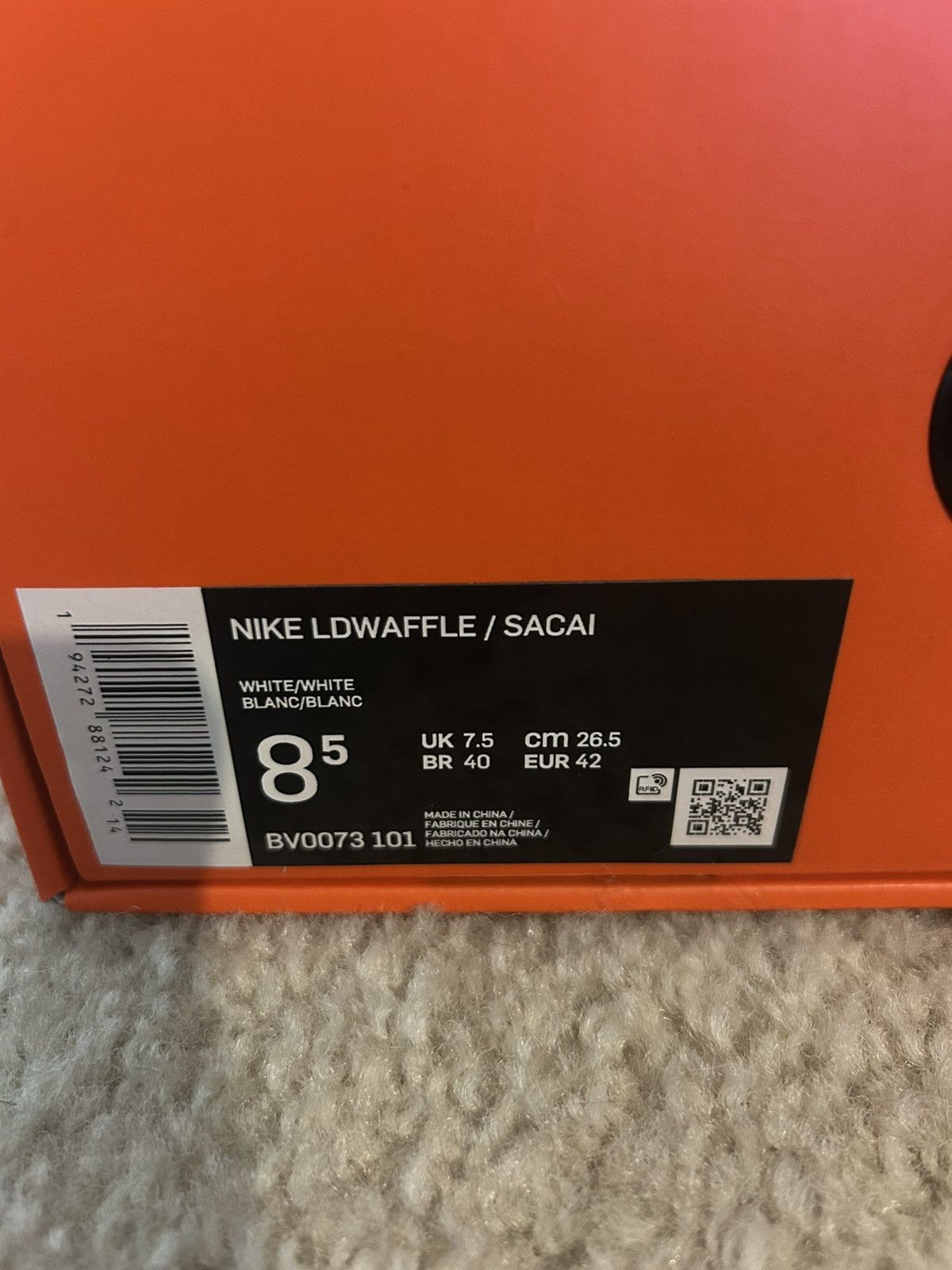 Nike × Sacai Nike x Sacai LD Waffle low White Size US 8.5 / EU 41-42 - 5 Thumbnail