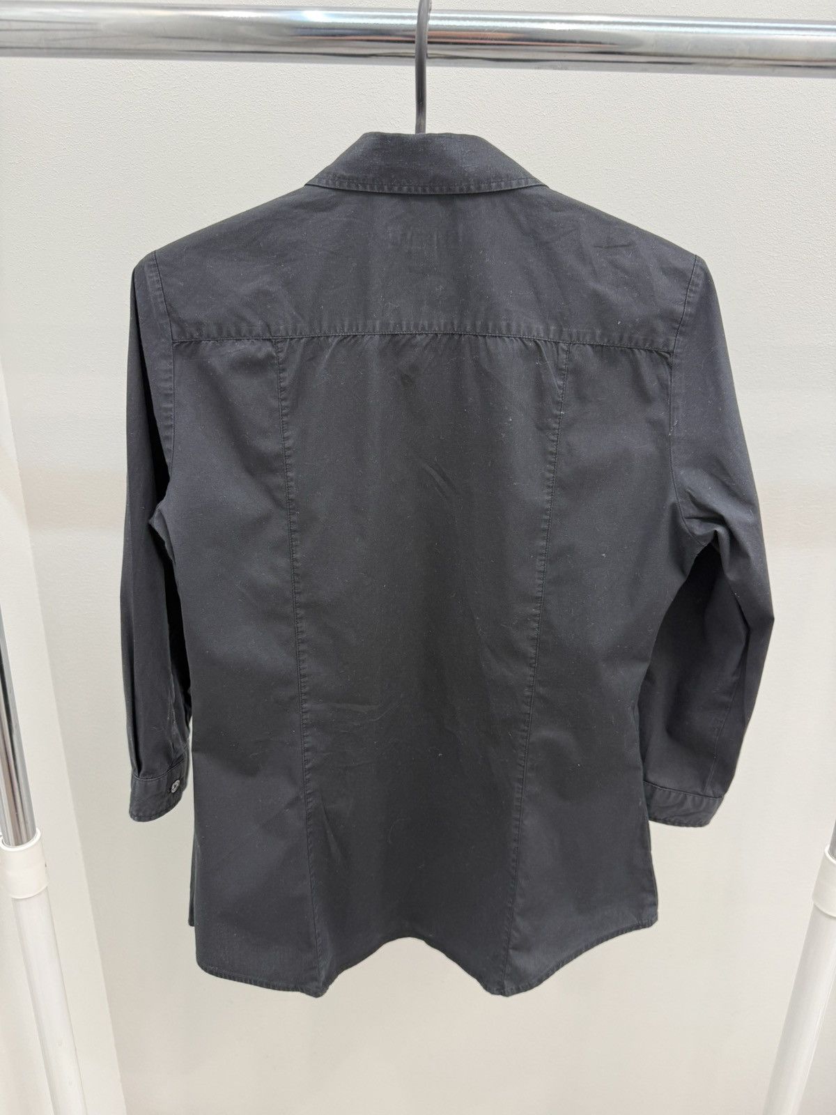 Burberry Burberry Brit Logo Embroidered 3/4 Sleeve Cotton Shirt Size S / US 4 / IT 40 - 2 Thumbnail