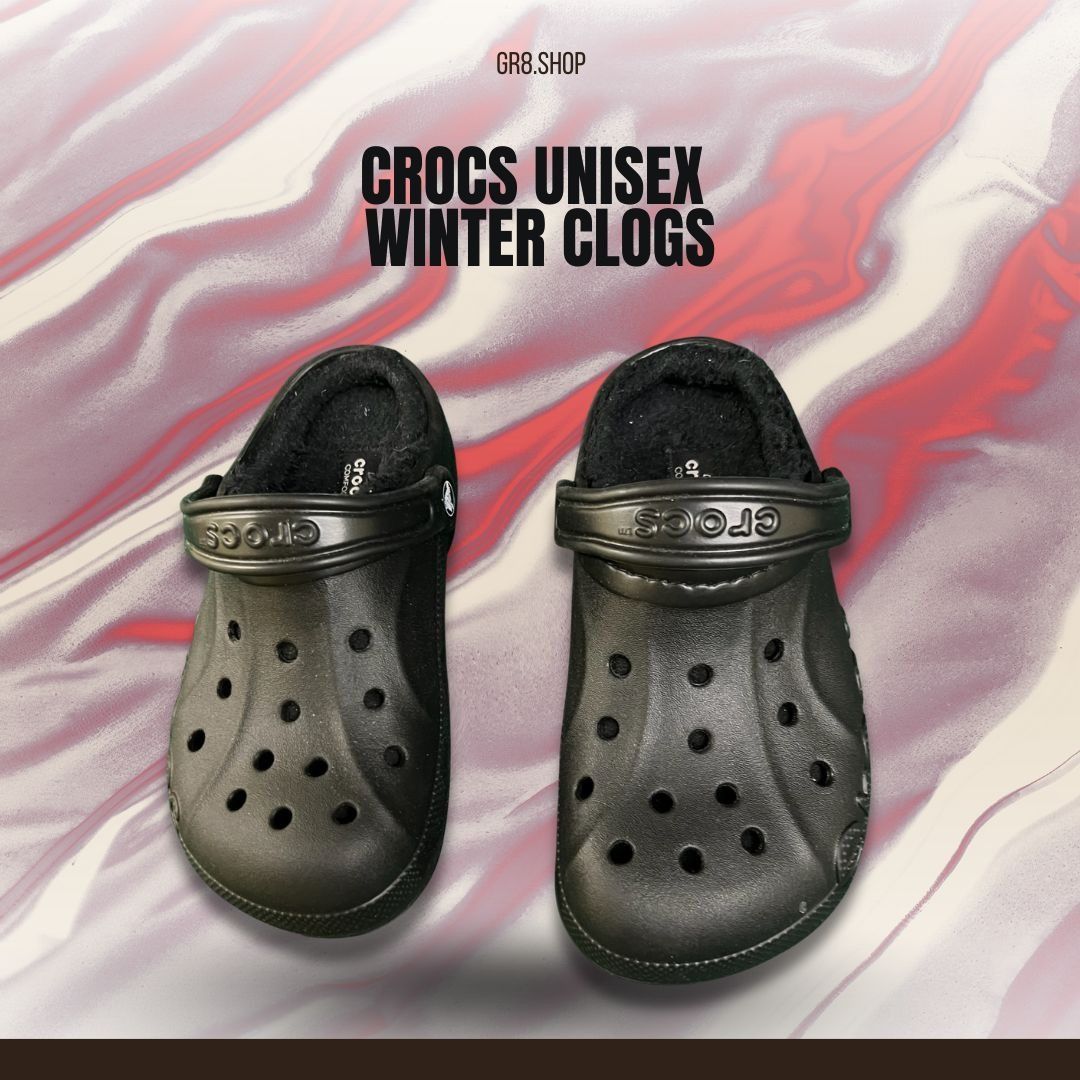 Crocs CROCS Unisex Winter Clogs Metallic Charcoal Lined Comfortabl Size US 4 / IT 34 - 1 Thumbnail