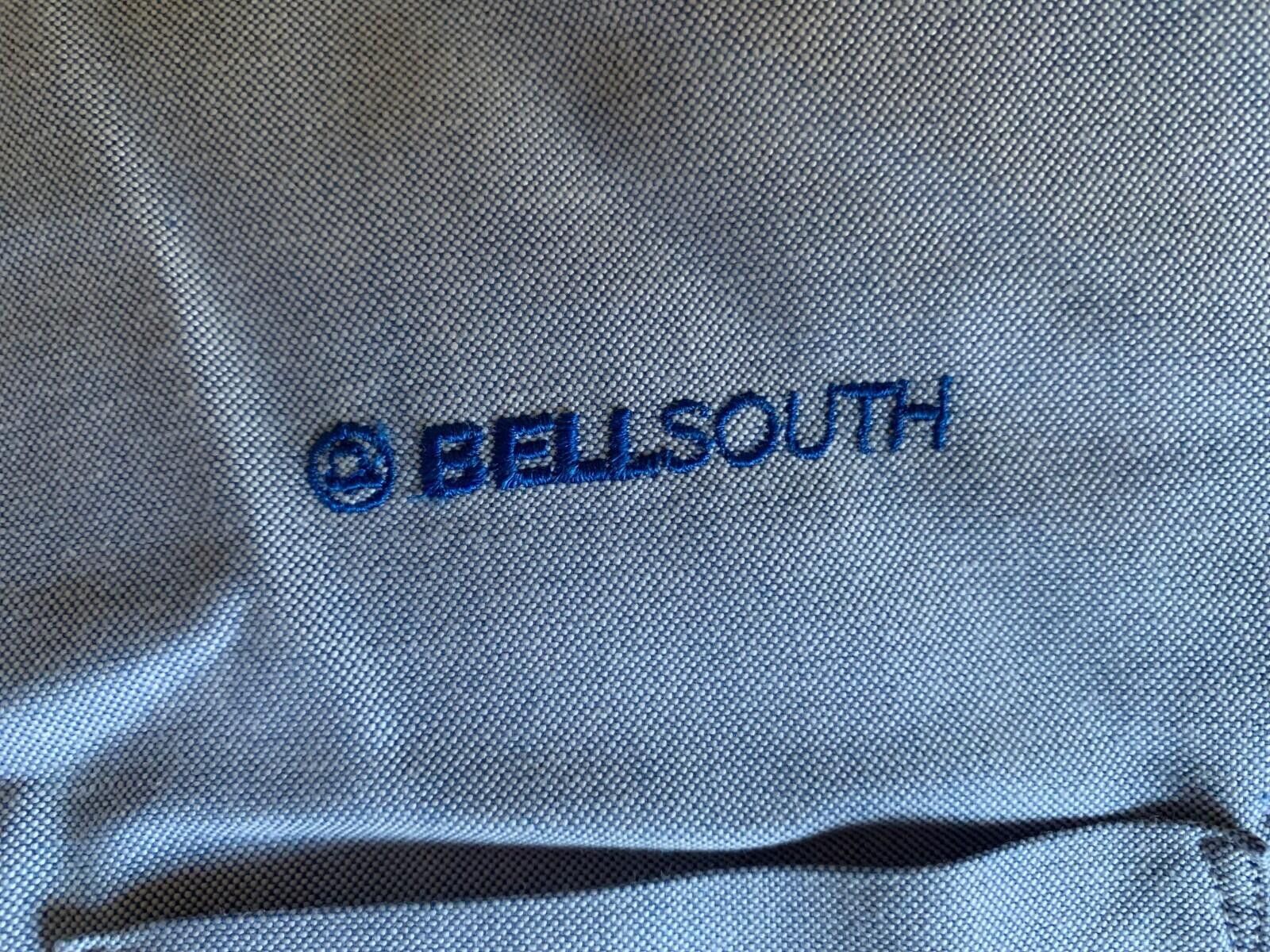Other BellSouth XL Men's Light Blue Long Sleeve Button Up Shirt Size US XL / EU 56 / 4 - 5 Thumbnail