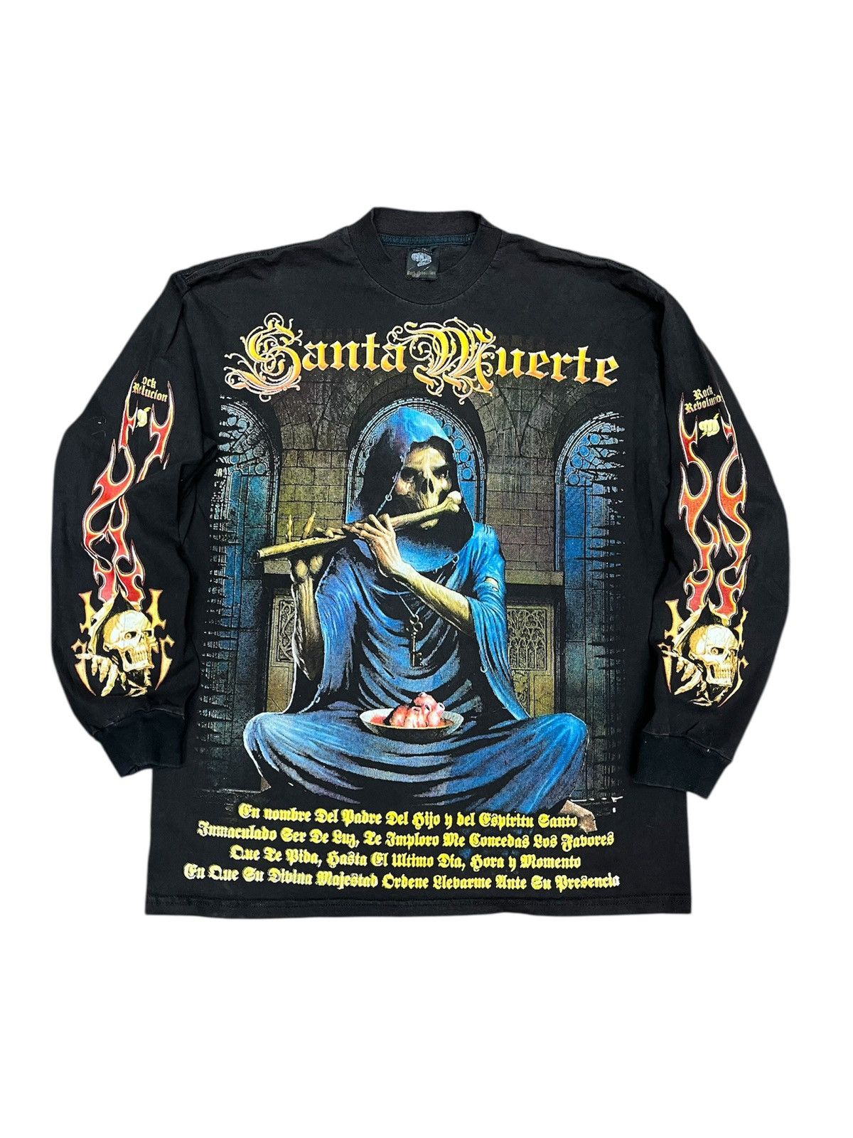 Vintage Vintage Santa Muerte Longsleeve Size L Size US L / EU 52-54 / 3 - 1 Thumbnail