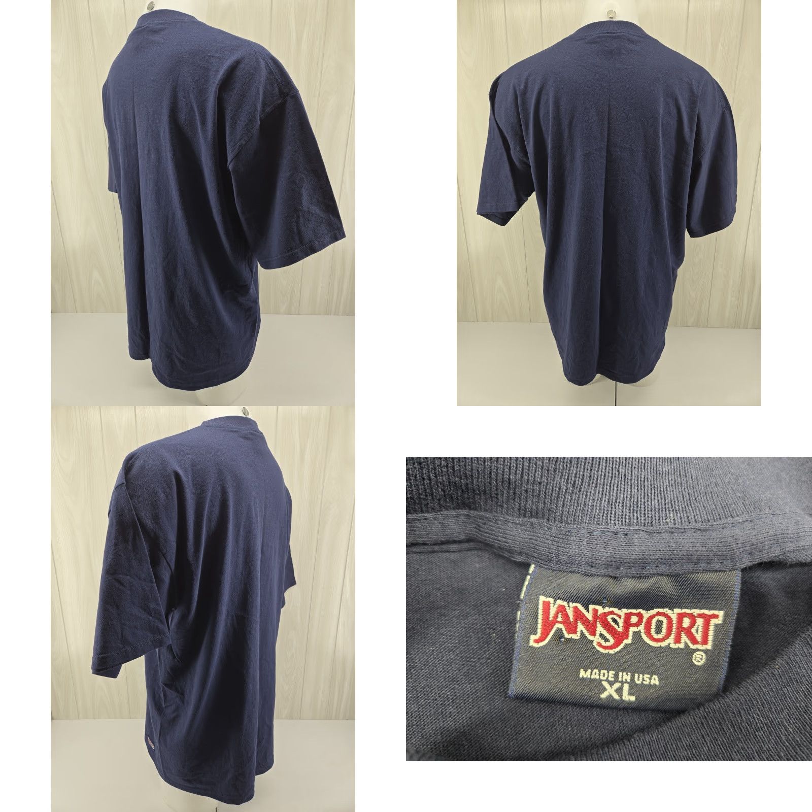 Jansport VINTAGE Jansport US Naval Academy Shirt Mens XL Blue Graphic Spellout 90s Size US XL / EU 56 / 4 - 8 Thumbnail
