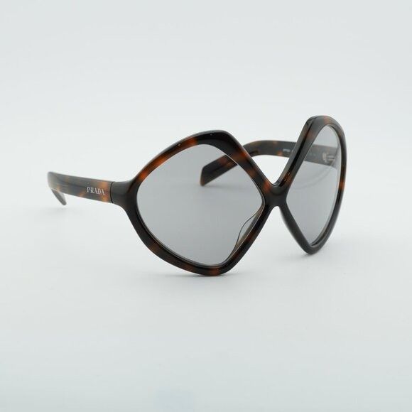 Prada Prada PRB21S 20D50Q Sunglasses Juniper Havana Geometric Size ONE SIZE - 4 Thumbnail