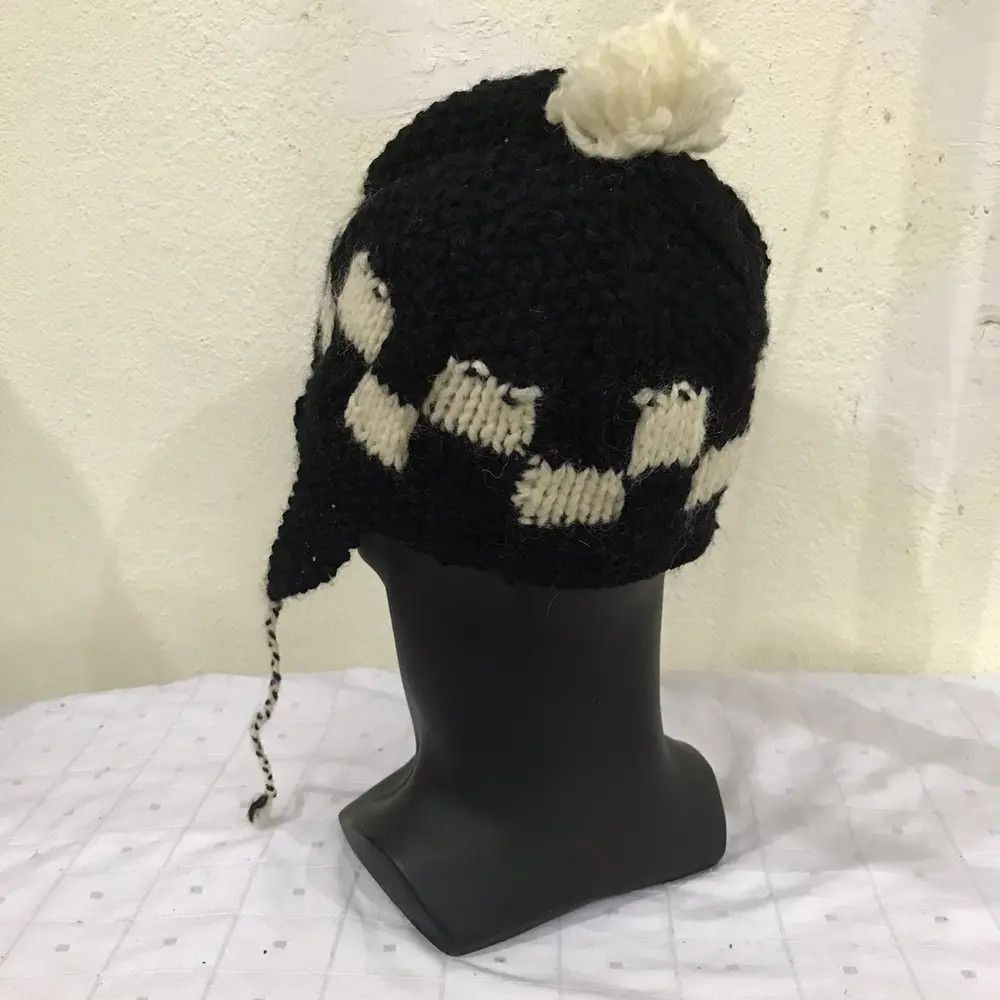 Japanese Brand Japanese Brand Knit Earflap Beanie Hat Size ONE SIZE - 4 Thumbnail