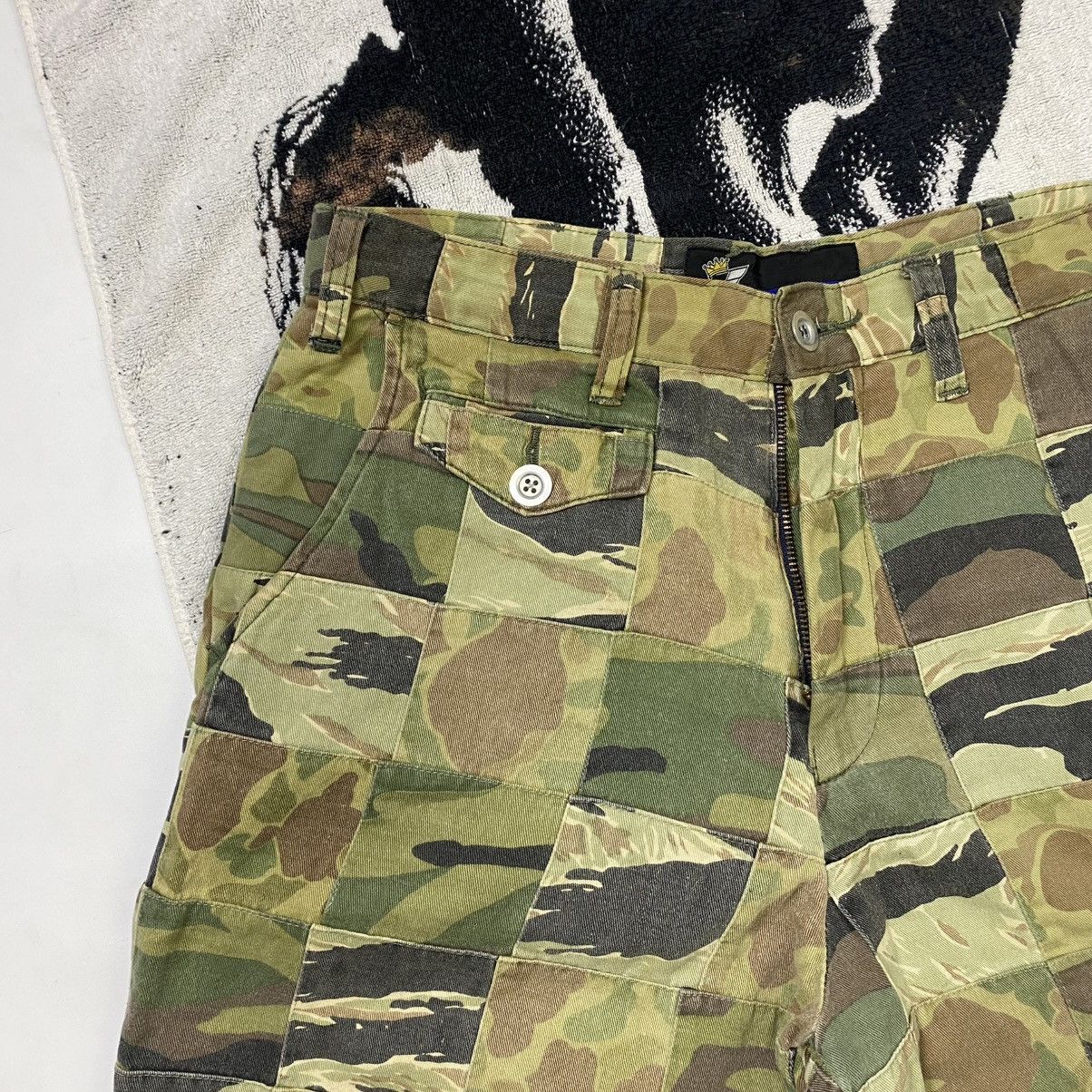 Fat Tokyo × Japanese Brand Fat tokyo patchwork shorts Size US 32 / EU 48 - 2 Thumbnail