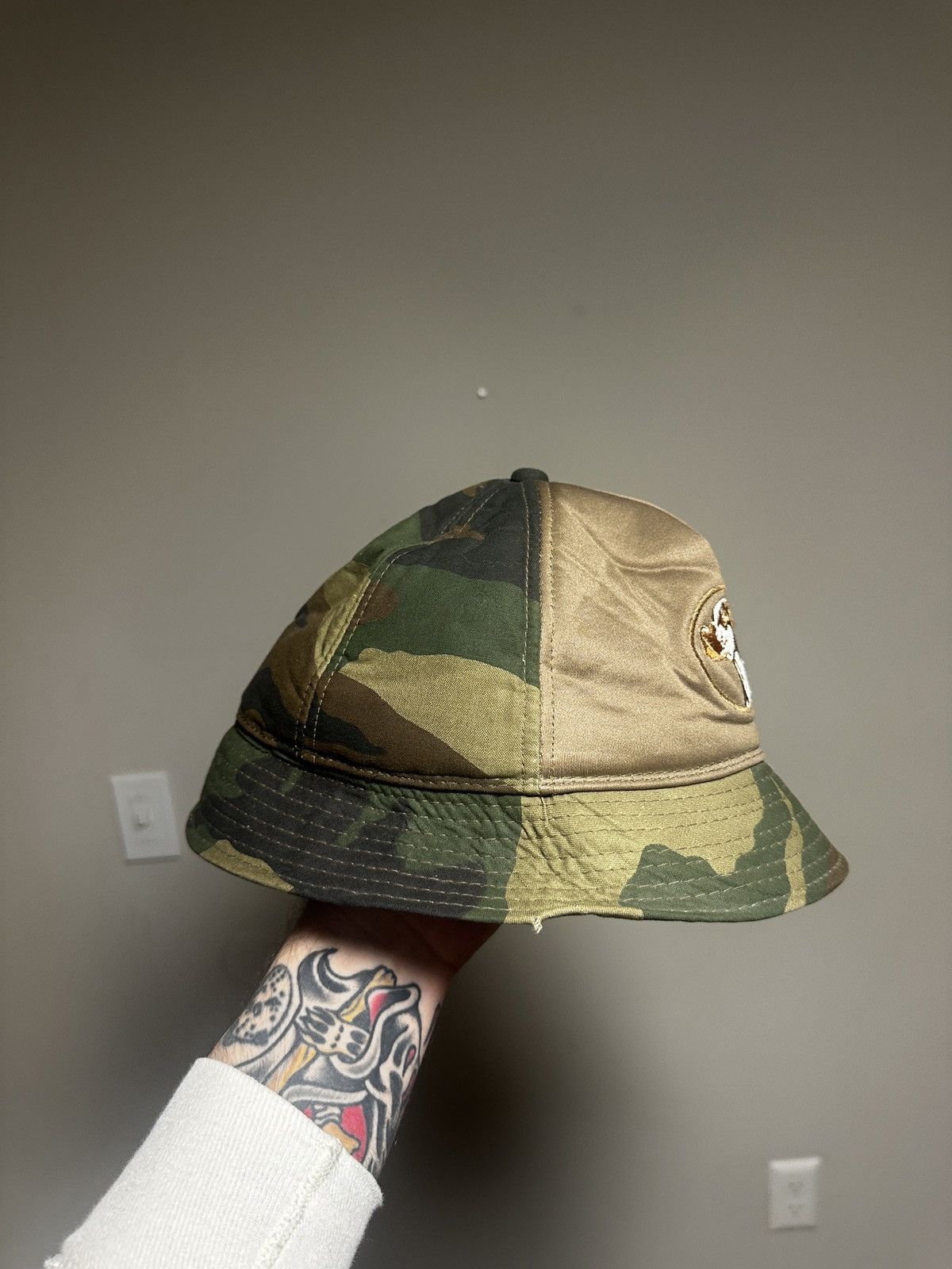 Vintage Vintage 80s/90s Camo Hunting Dog Bucket Hat Size ONE SIZE - 3 Thumbnail