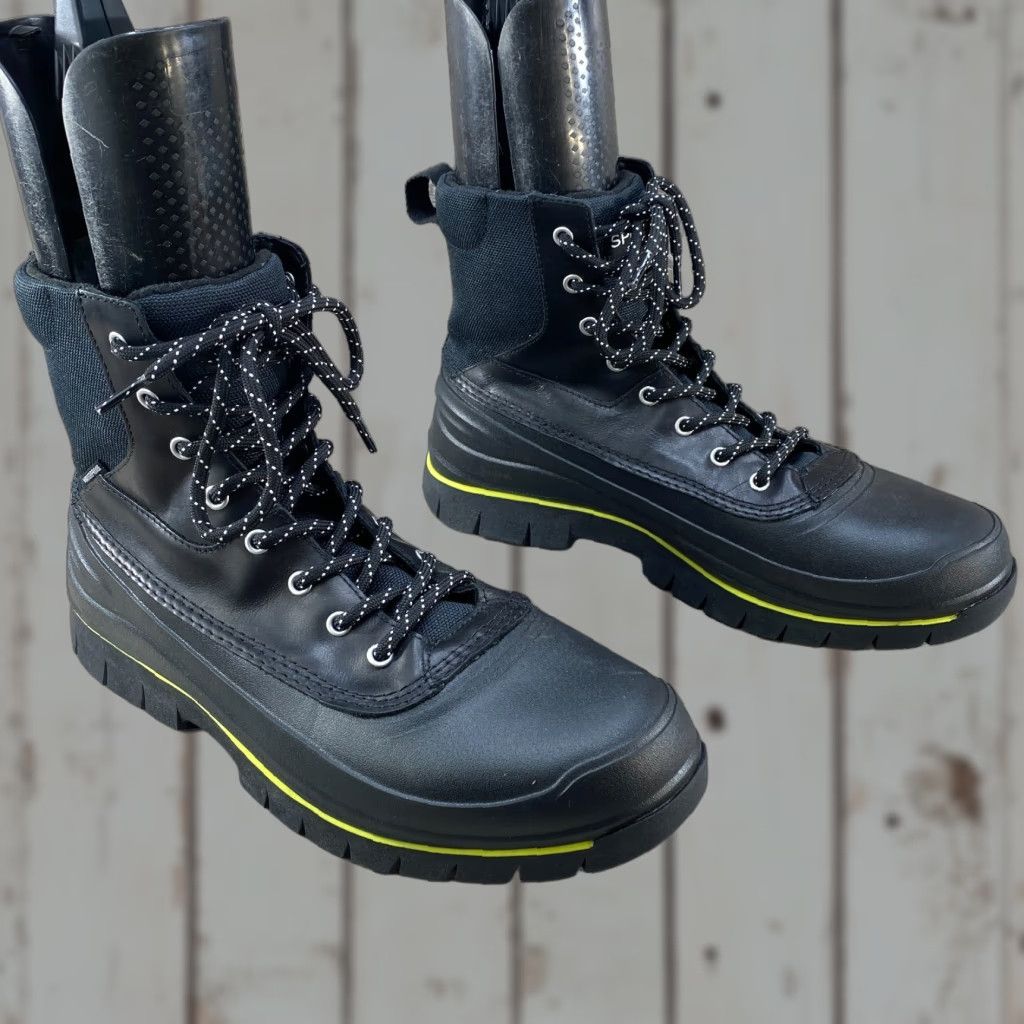 Sperry Boots Mens 10.5 Cannon Insulated Waterproof Lace Up Black Leather Rubber Winter Thinsulate 200g Top Sider Boot Mens (US 10.5)