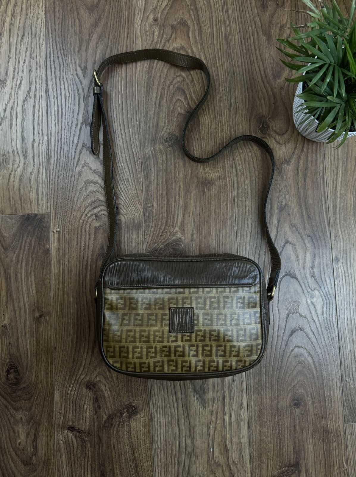 Fendi Shoulder leather bag Fendi FF monogram original rare item Size ONE SIZE - 1 Thumbnail