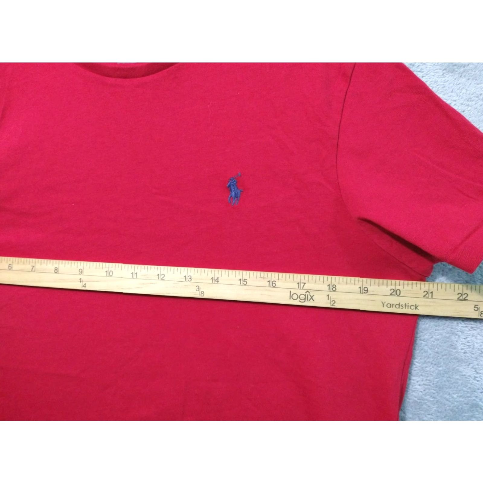 Polo Ralph Lauren Polo Ralph Lauren Shirt Mens Large Red Short Sleeve Crew Neck Logo Casual Tee Size US L / EU 52-54 / 3 - 4 Thumbnail