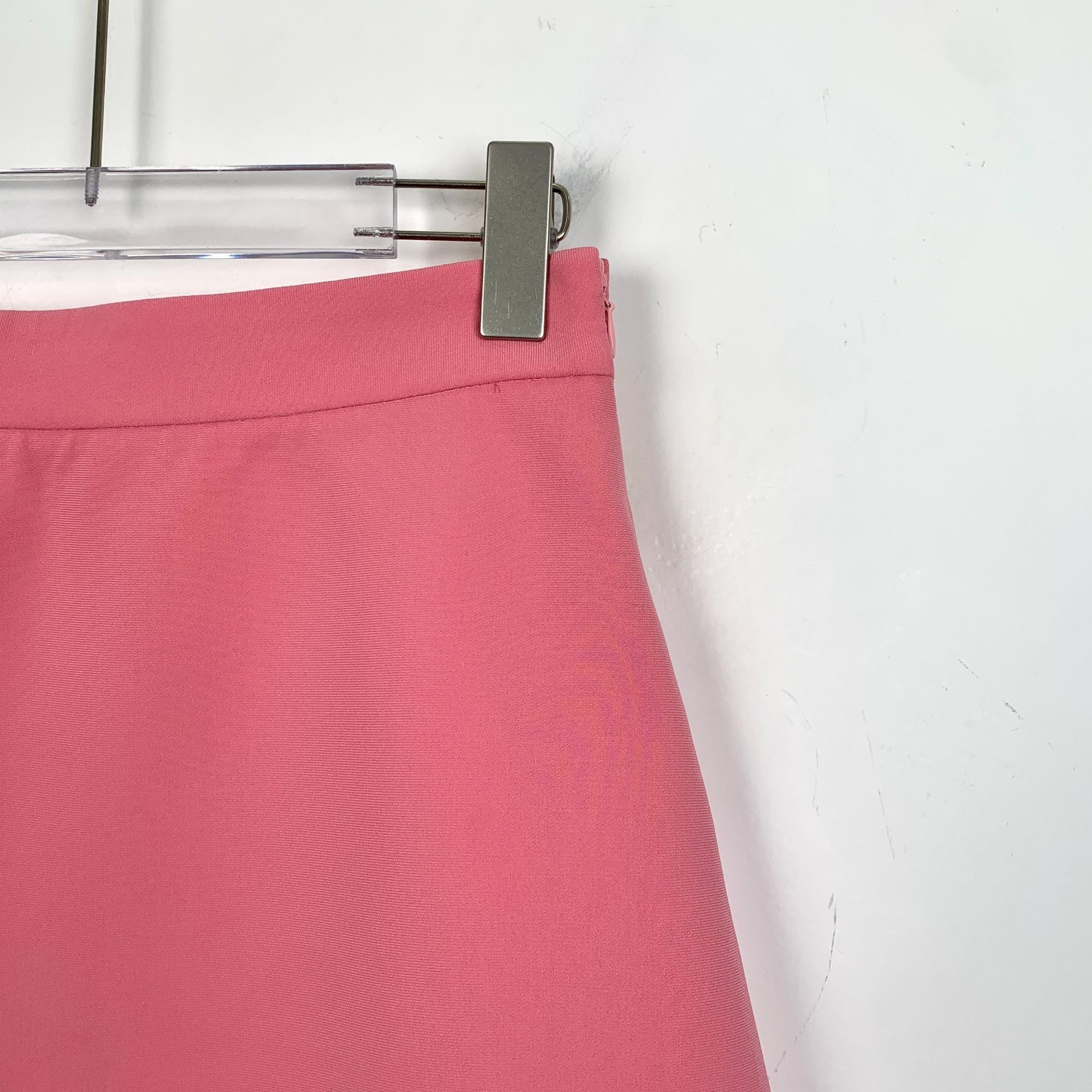 Miu Miu Miu Miu Pink Rhinestone-Trimmed Casual Skirt (Size M) Size 40" / US 18 - 7 Thumbnail