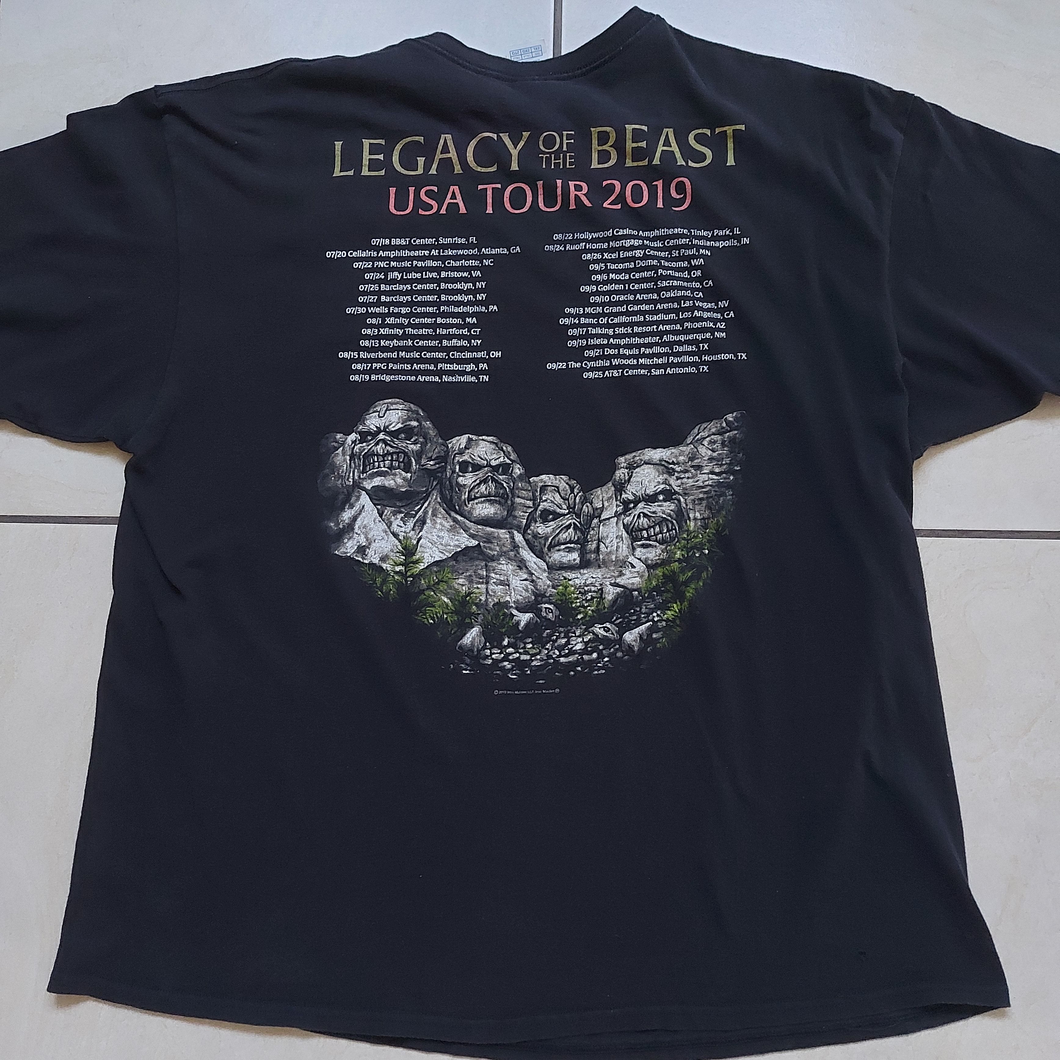 Iron Maiden Iron Maiden usa tour 2019, band tee Size US XXL / EU 58 / 5 - 8 Thumbnail