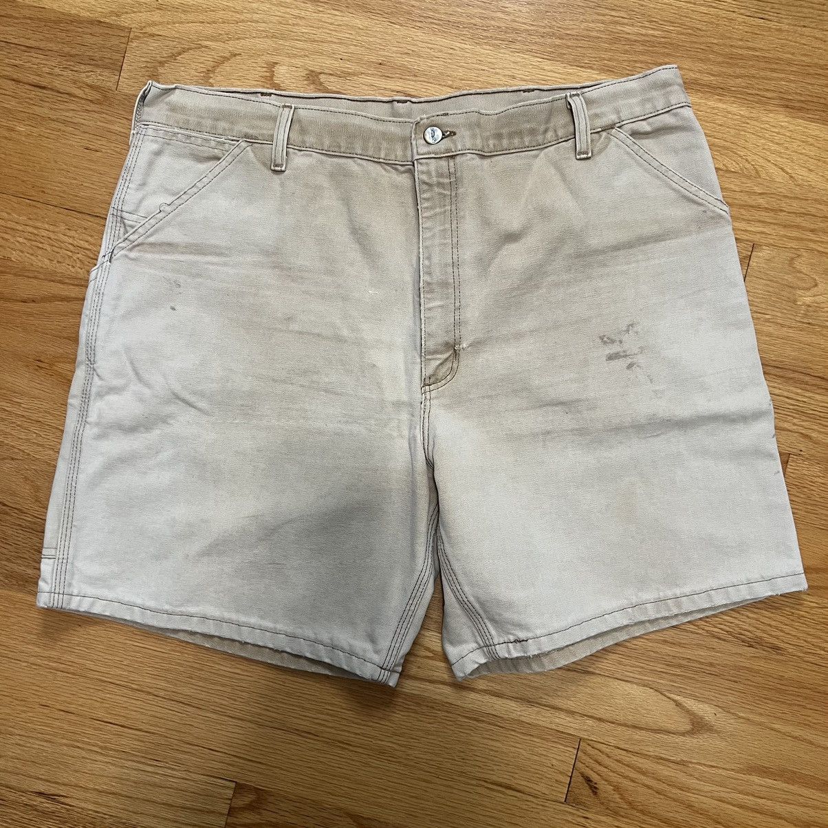 Carhartt × Vintage Vintage Carhartt Shorts 40 Duck Canvas Carpenter WU1906 90s Size US 40 / EU 56 - 4 Thumbnail