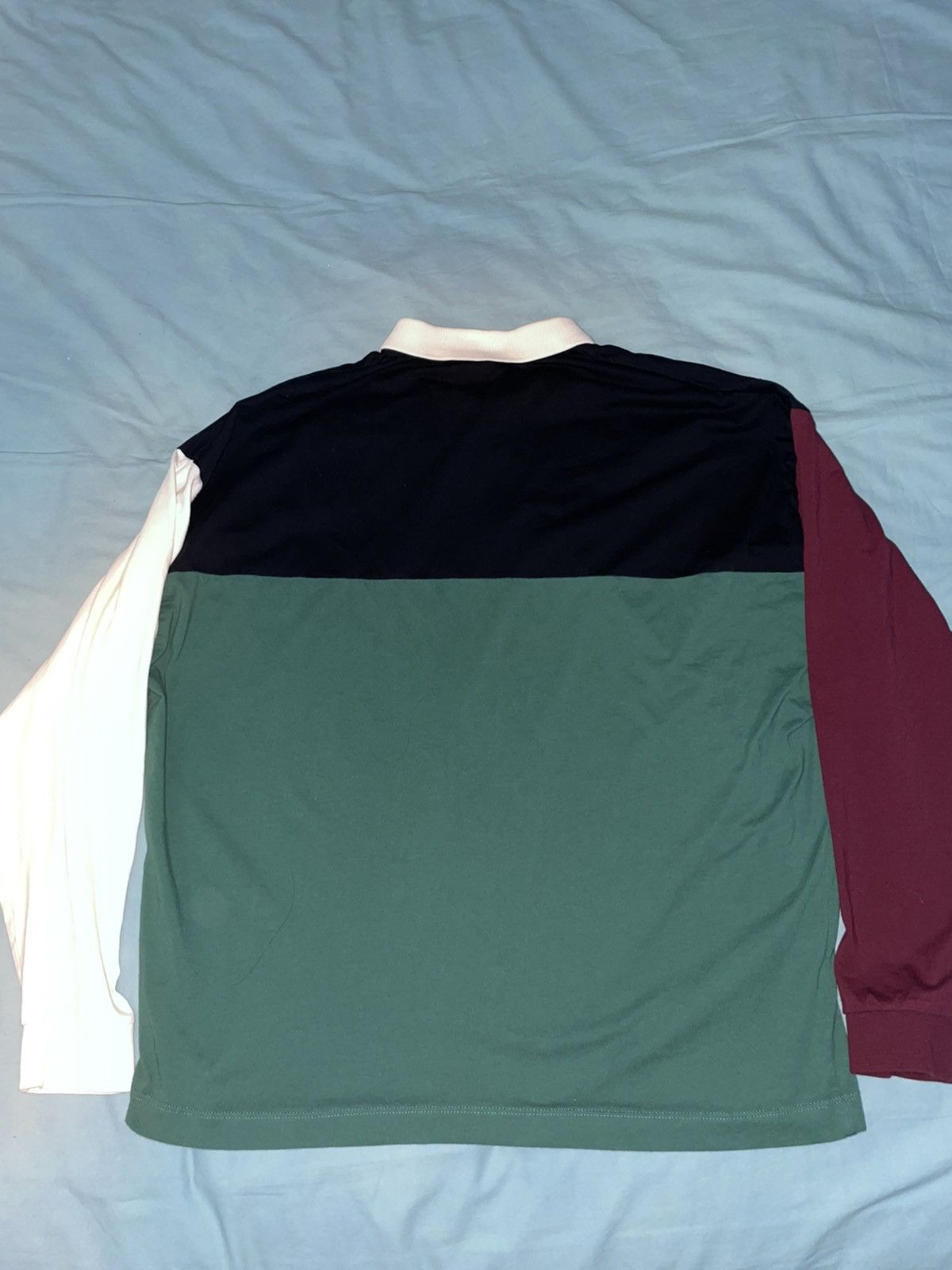 Asos ASOS Long Sleeve Color Block Polo – Size M Size US S / EU 44-46 / 1 - 2 Thumbnail