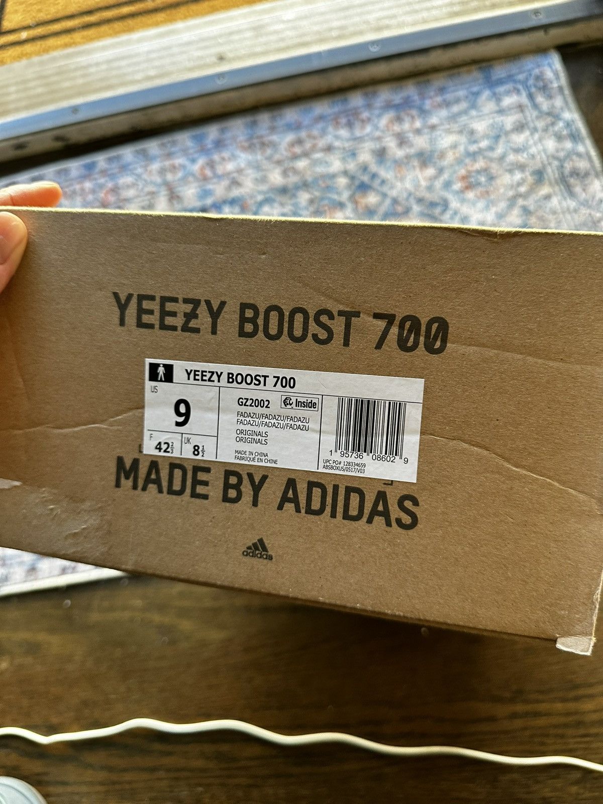 Adidas Yeezy boost 700 faded azure Size US 9 / EU 42 - 6 Thumbnail