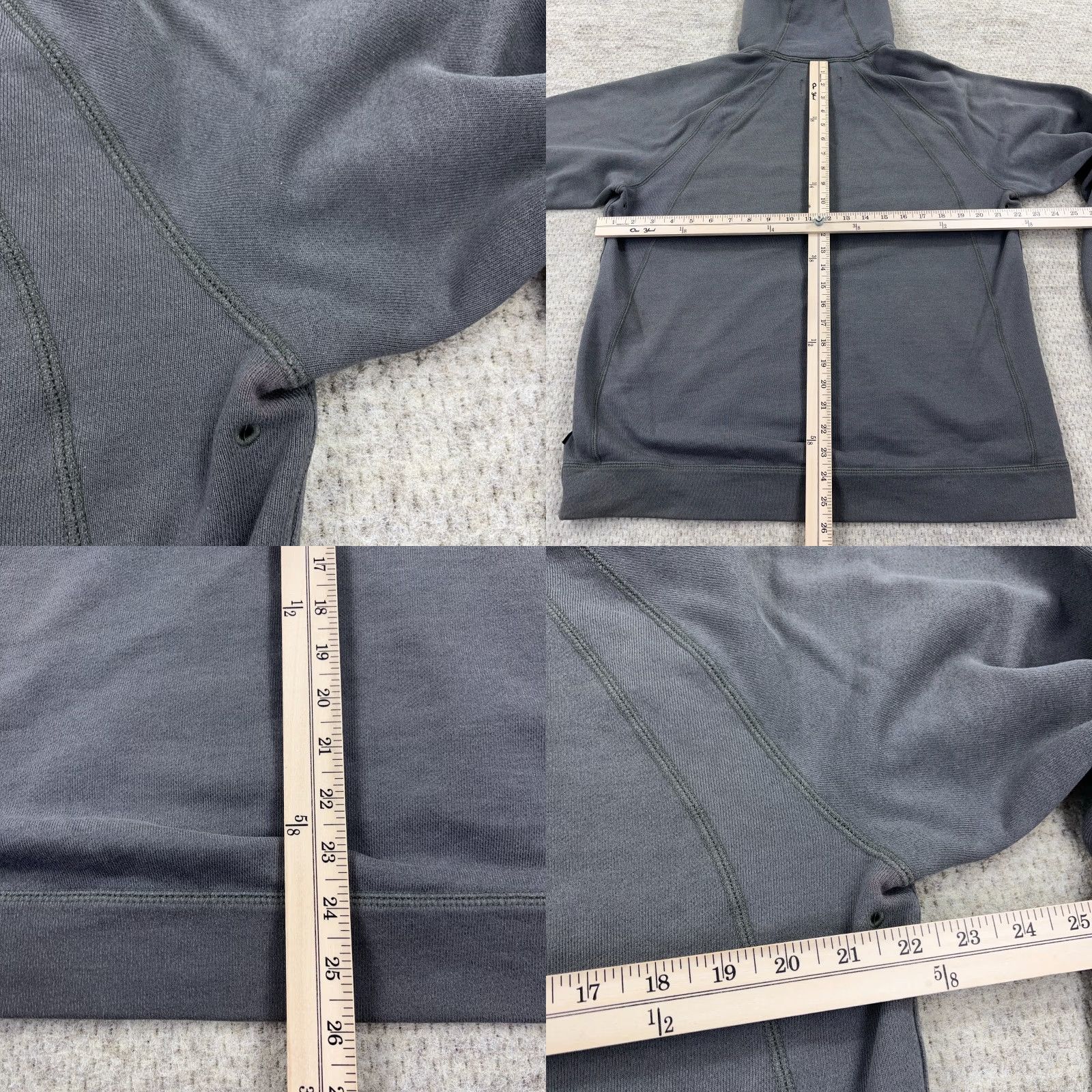 Jordan Brand Jordan Hoodie Men L Gray Black Sweatshirt Jump Man Air Y2K Adult Mock Neck Hooded Graphic Print Pockets Logo Size US L / EU 52-54 / 3 - 9 Thumbnail