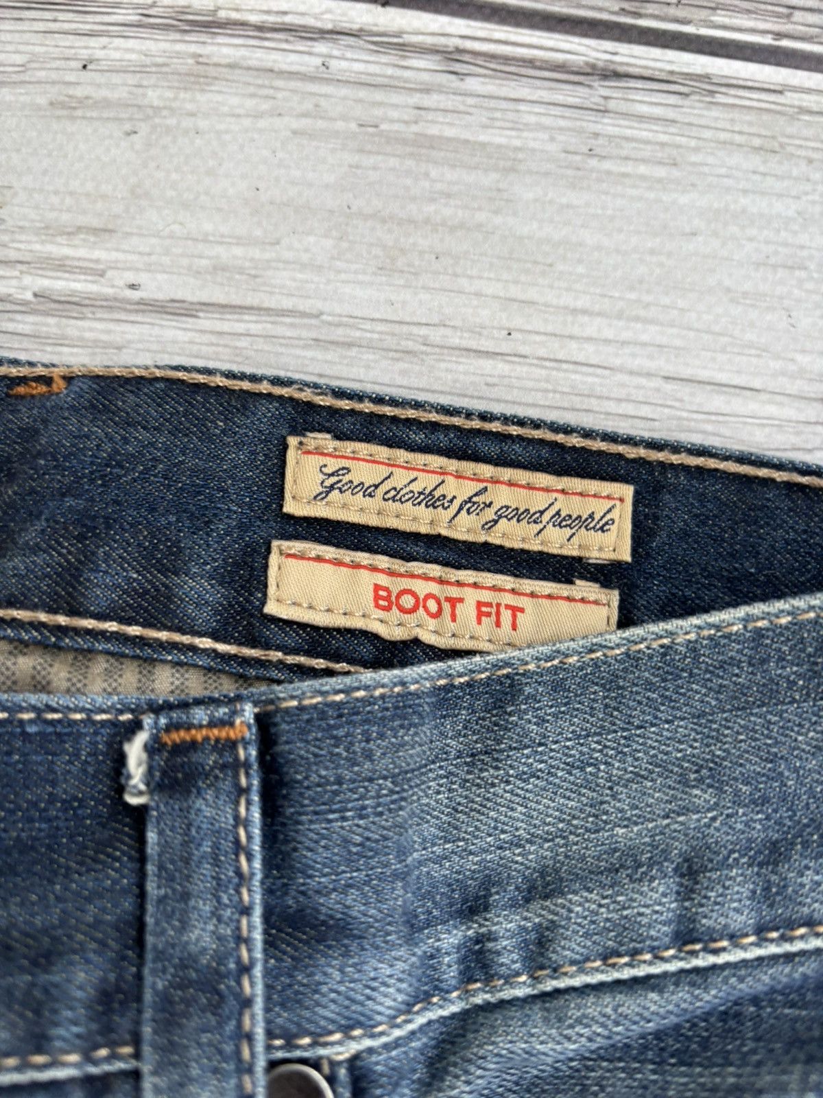 Designer × Hysteric Glamour × Japanese Brand y2k Flared Hysteric Glamour Japanese Denim Washed CRazy Size US 32 / EU 48 - 6 Thumbnail